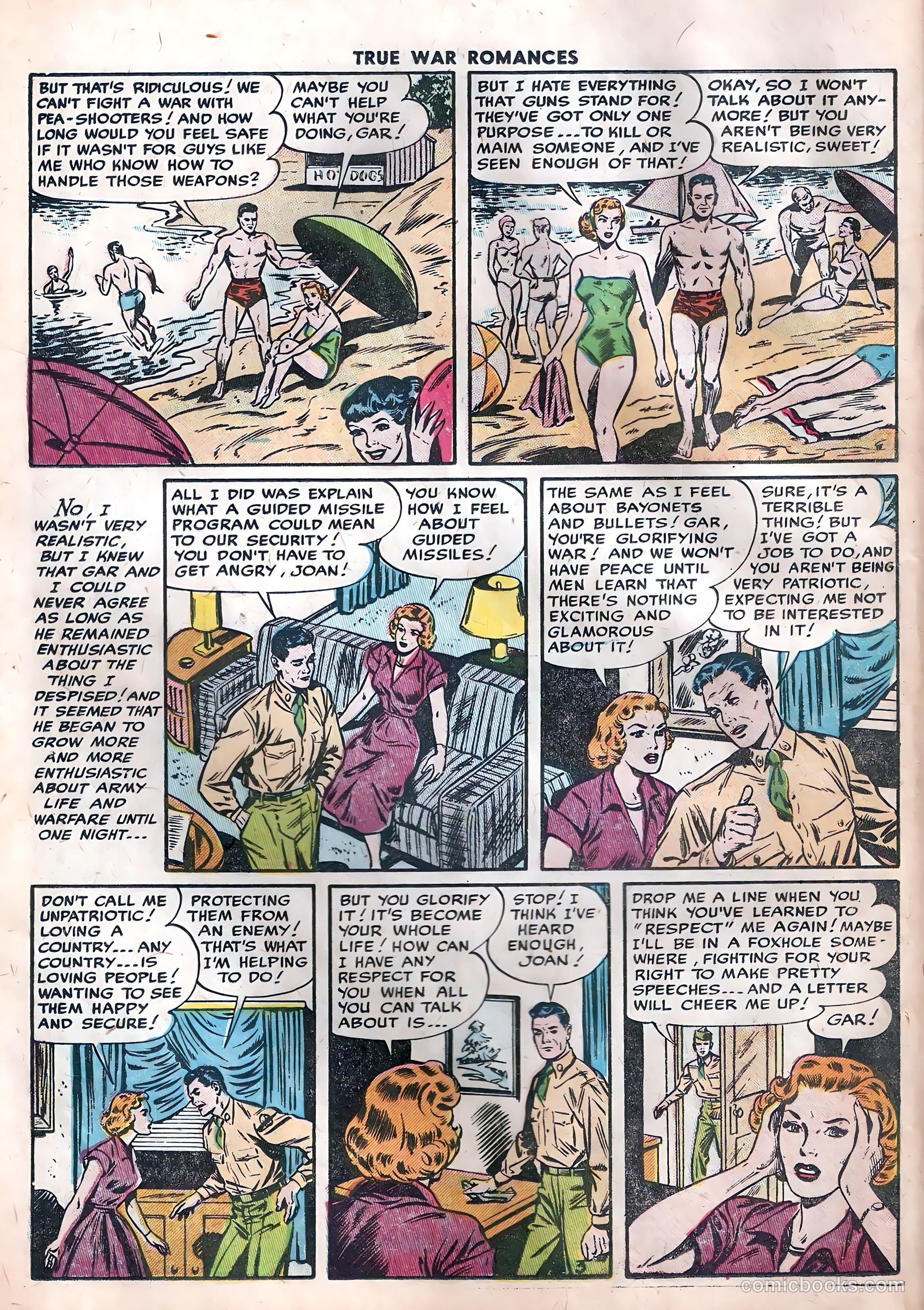 True War Romances #20 (1955) — page 14 of 37