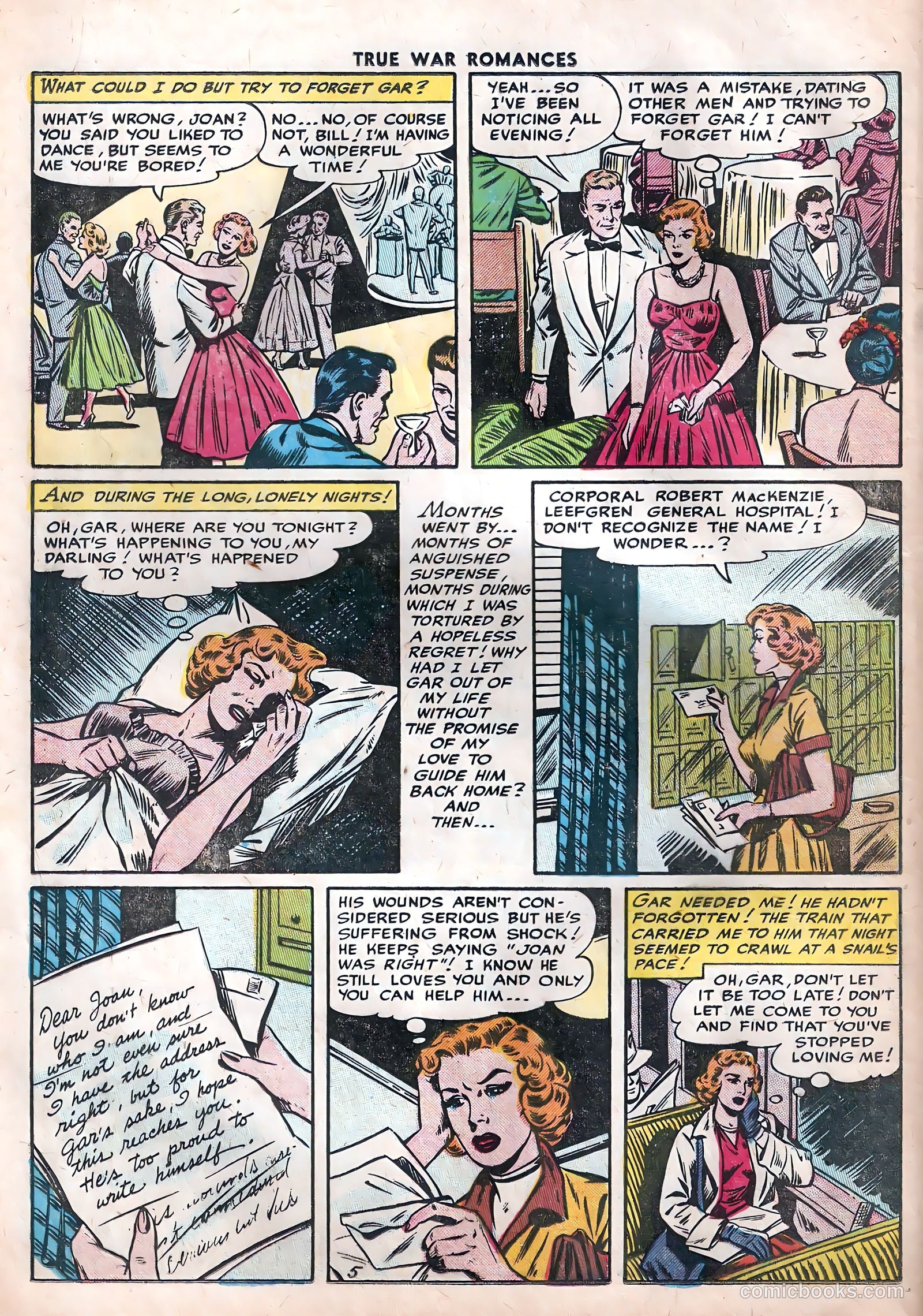 True War Romances #20 (1955) — page 16 of 37