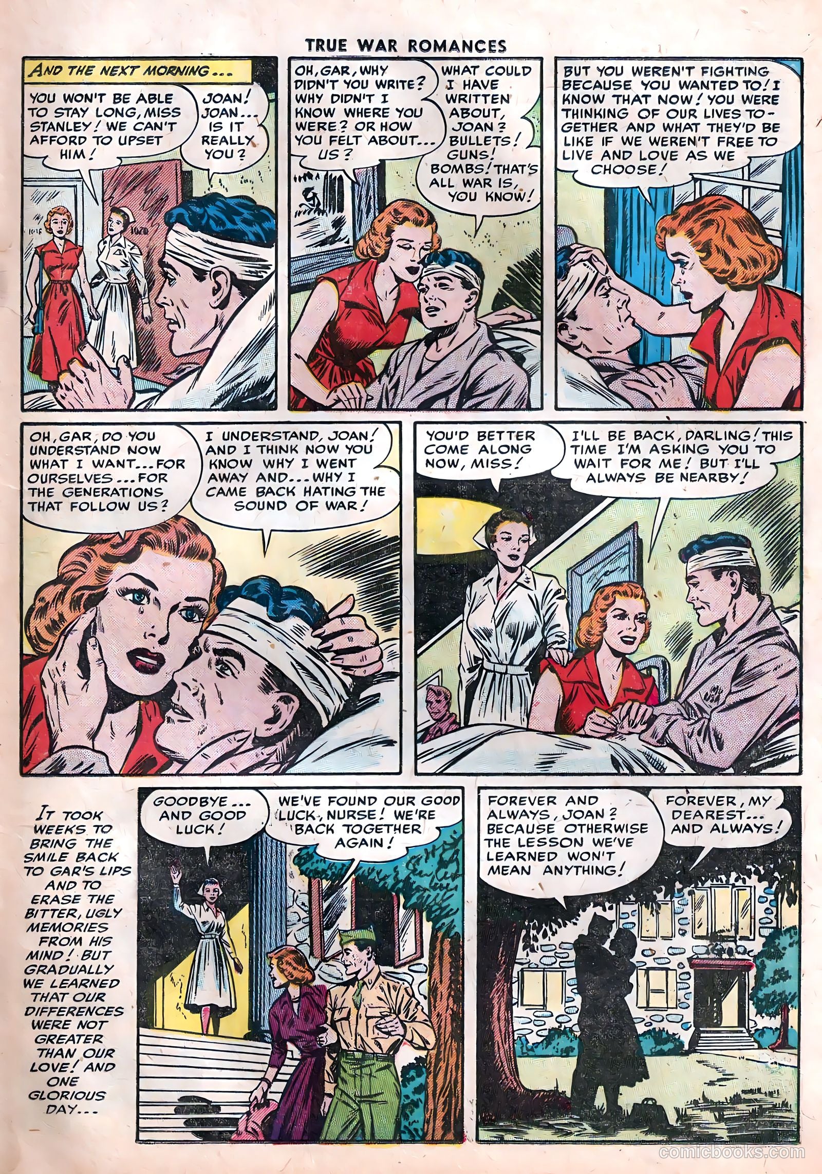True War Romances #20 (1955) — page 17 of 37