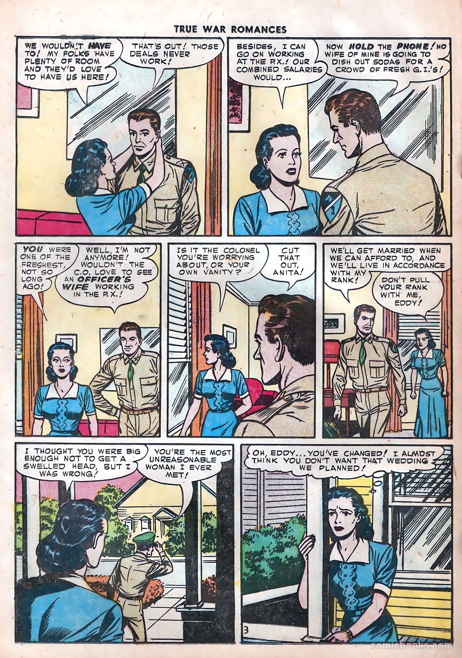 True War Romances #20 (1955) — page 20 of 37