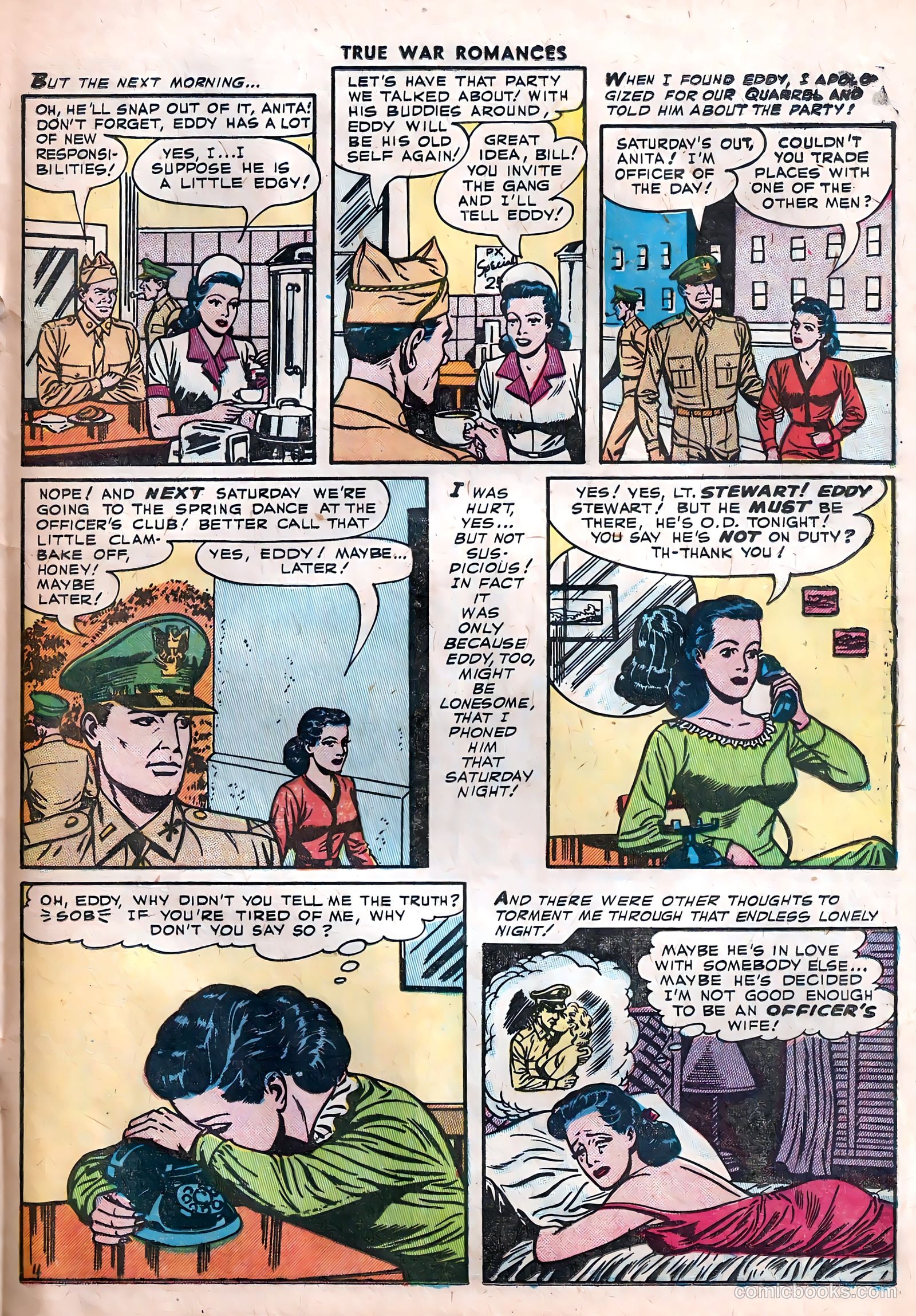 True War Romances #20 (1955) — page 21 of 37