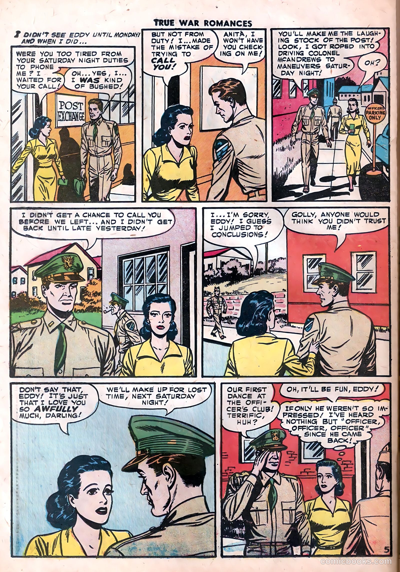 True War Romances #20 (1955) — page 22 of 37