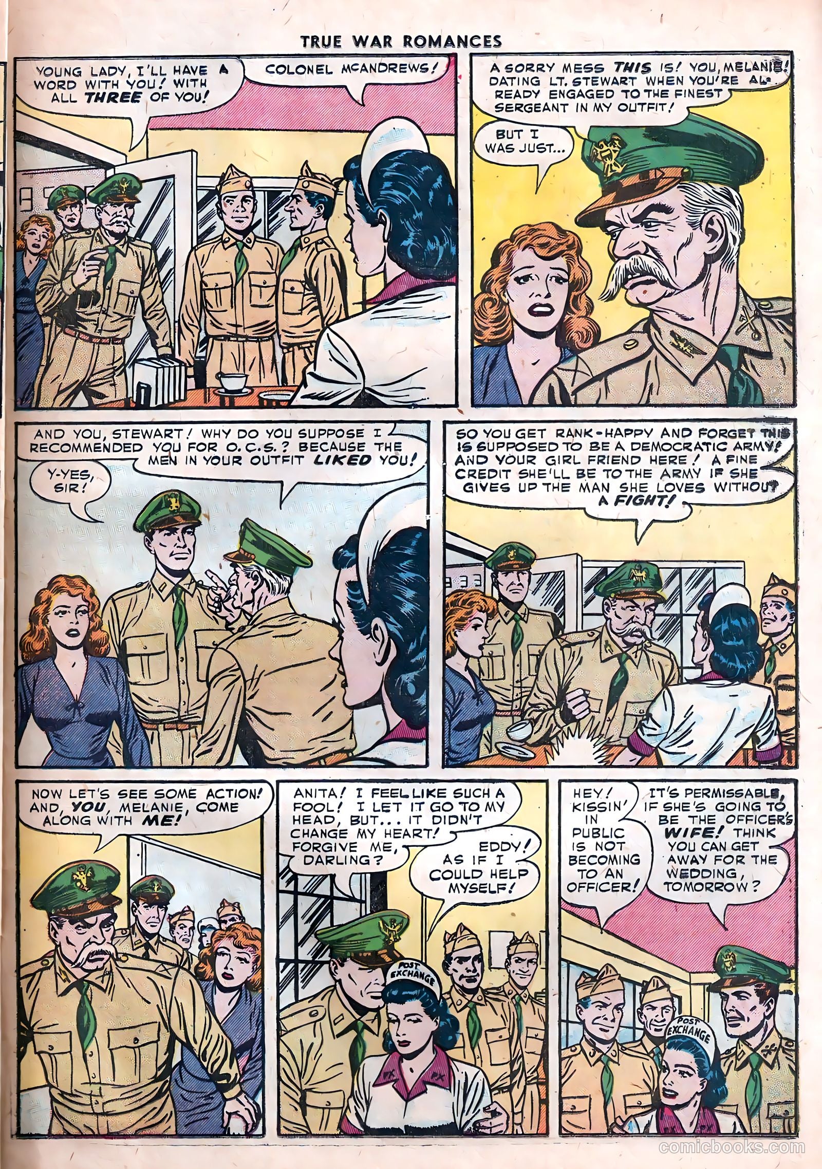 True War Romances #20 (1955) — page 25 of 37