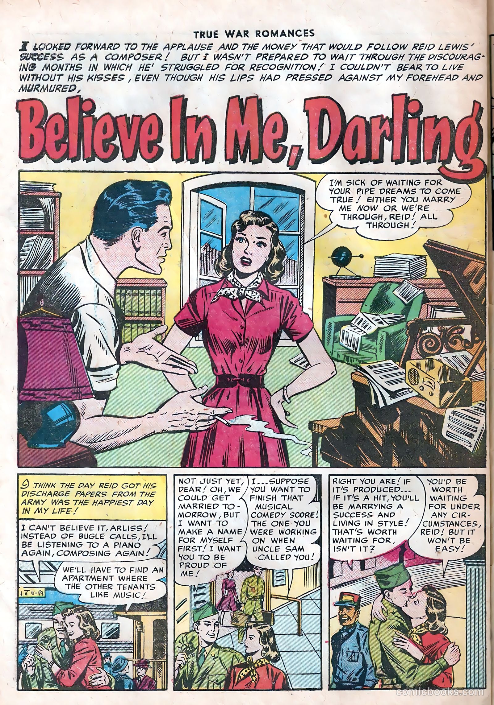 True War Romances #20 (1955) — page 28 of 37