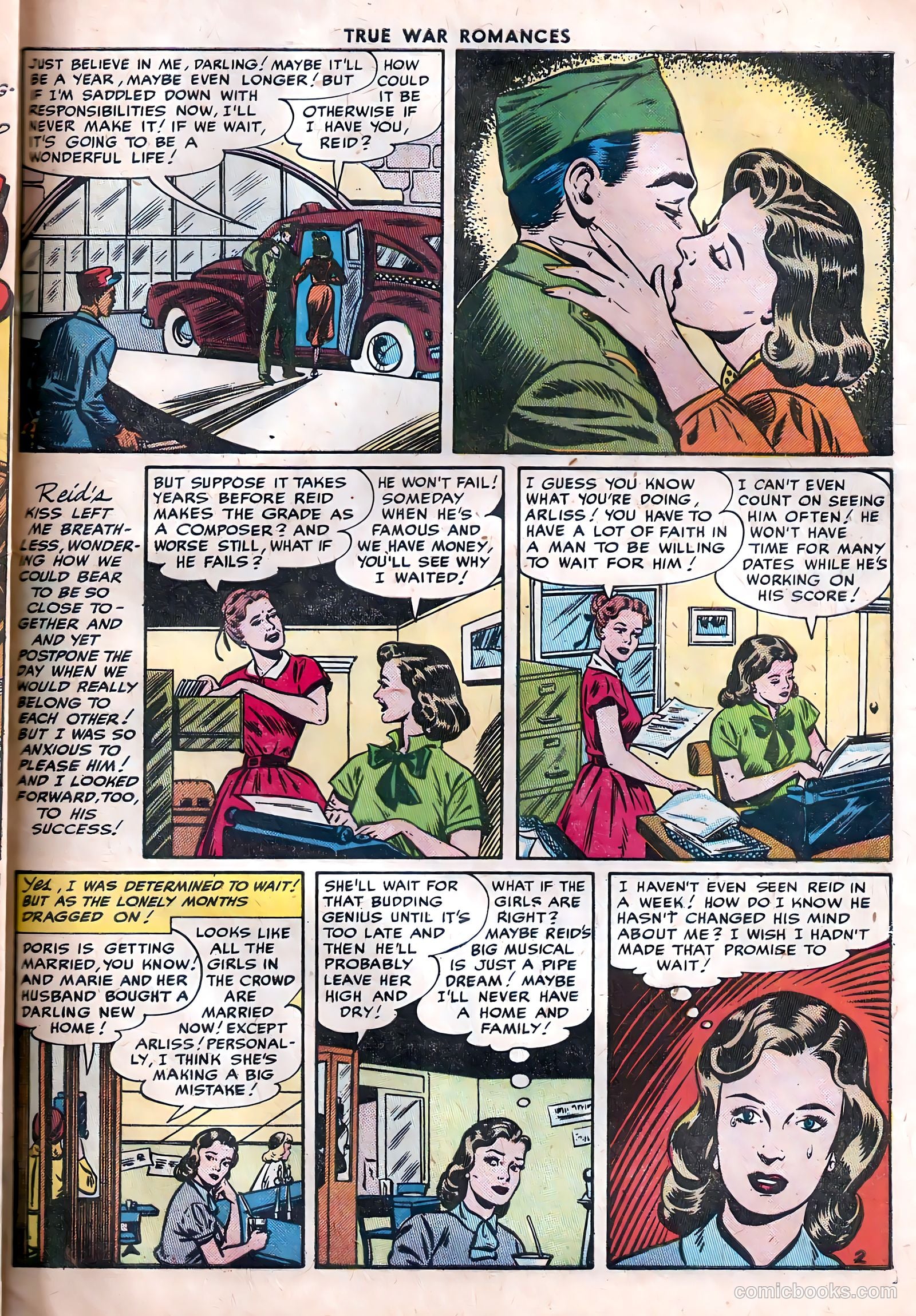 True War Romances #20 (1955) — page 29 of 37