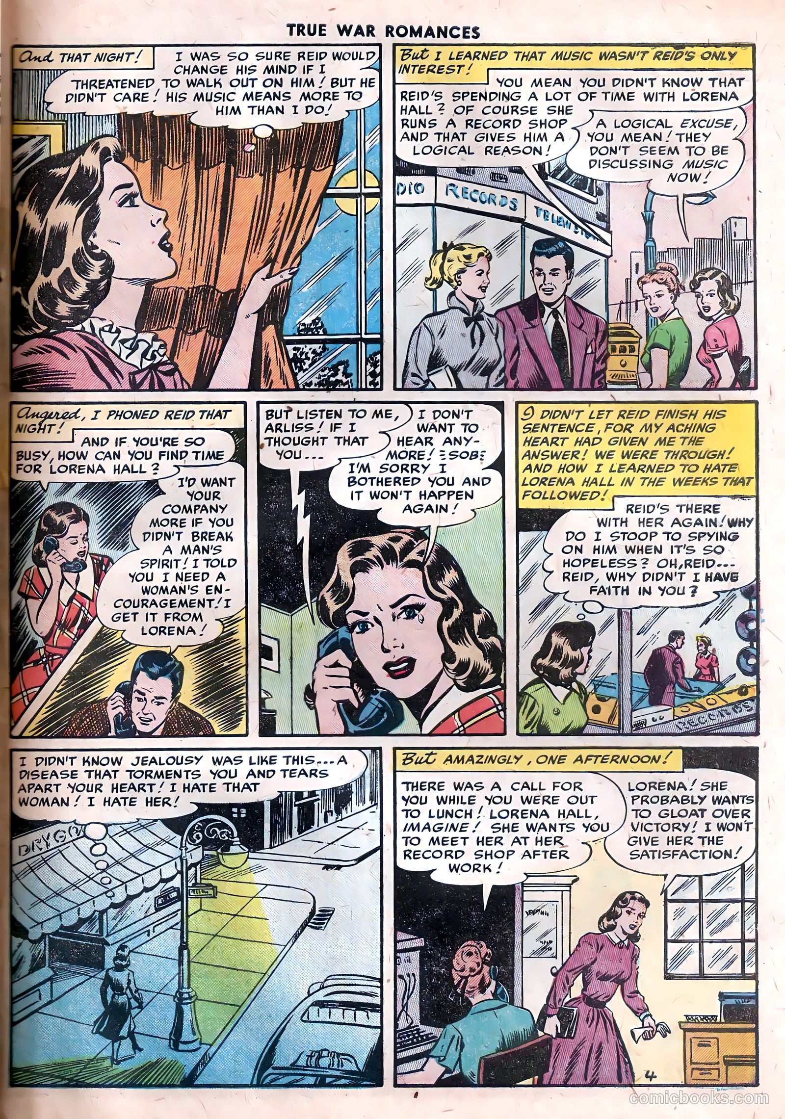 True War Romances #20 (1955) — page 31 of 37