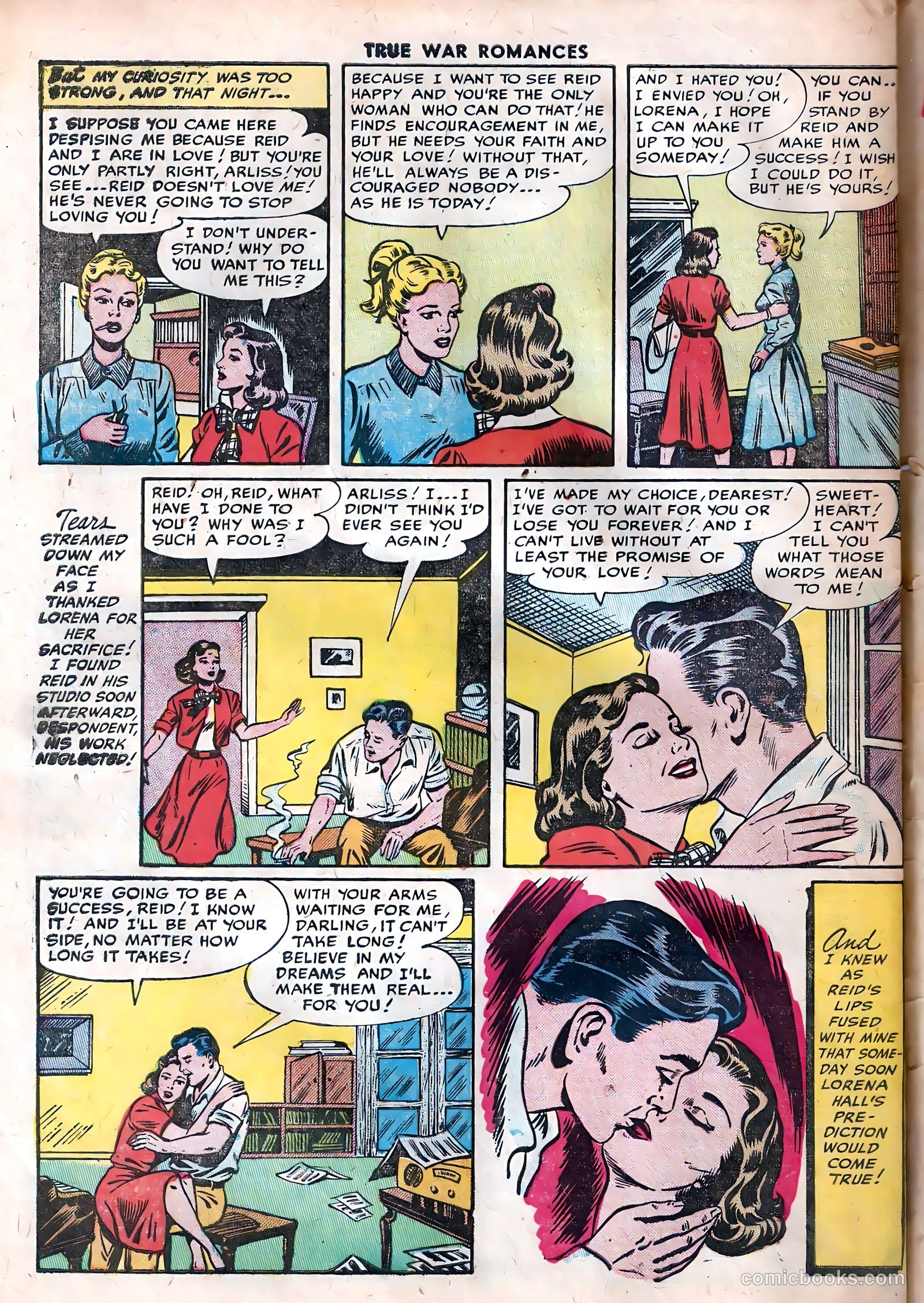 True War Romances #20 (1955) — page 32 of 37