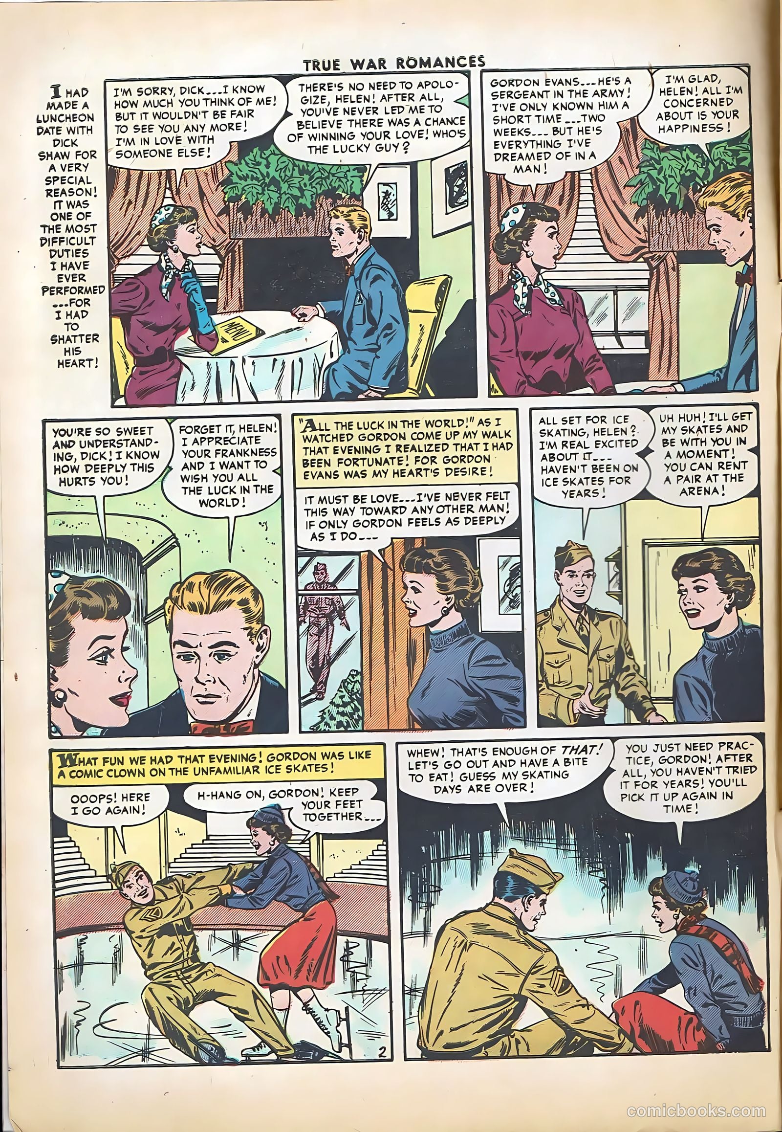 True War Romances #21 (1955) — page 4 of 36