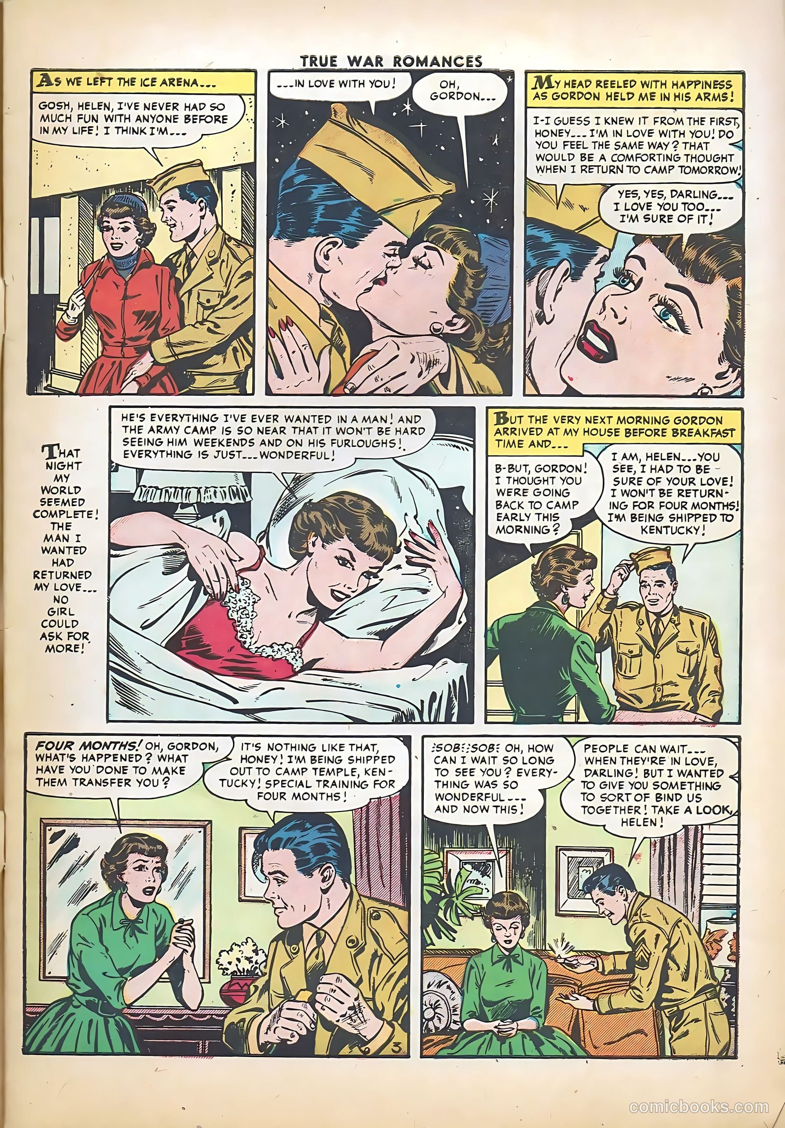True War Romances #21 (1955) — page 5 of 36