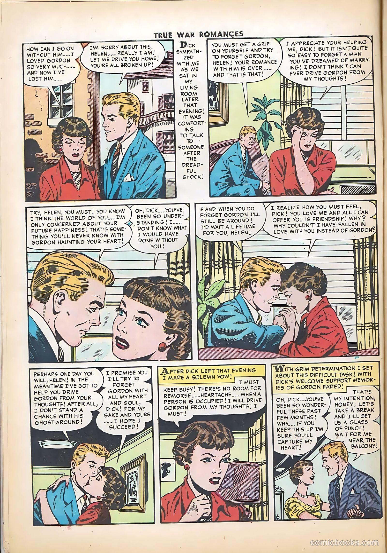 True War Romances #21 (1955) — page 8 of 36