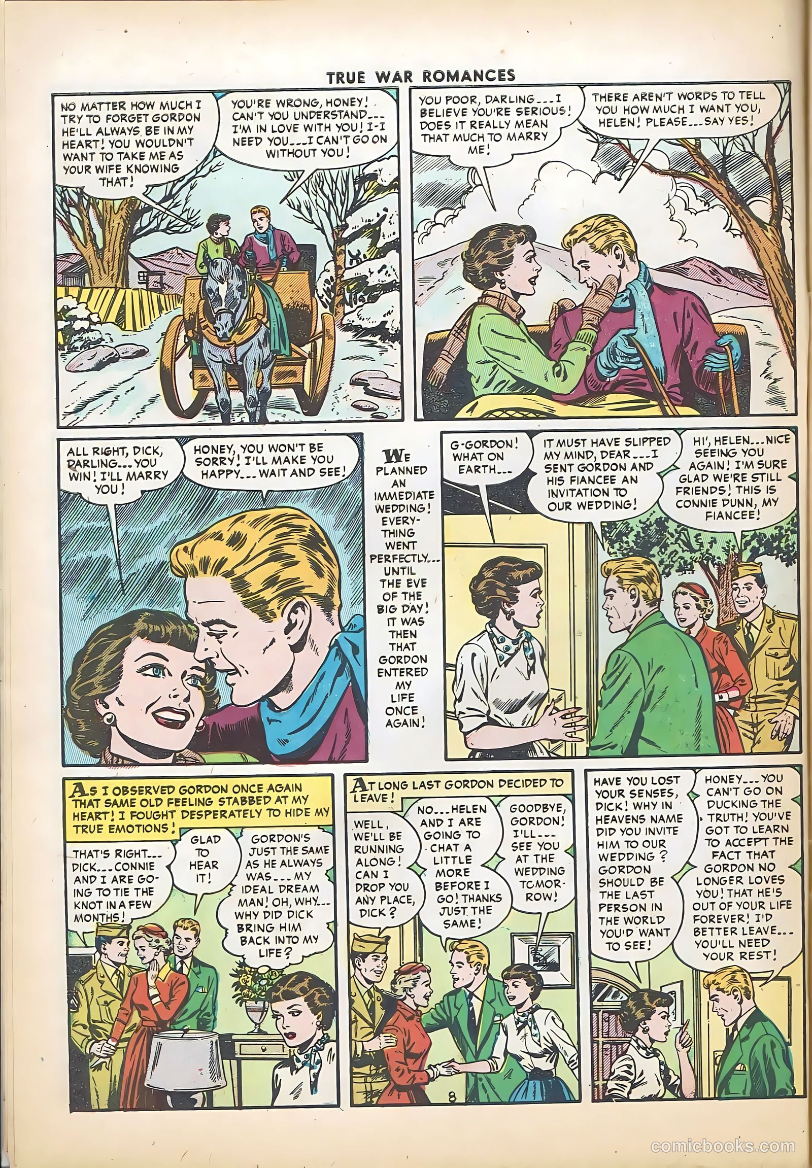 True War Romances #21 (1955) — page 10 of 36