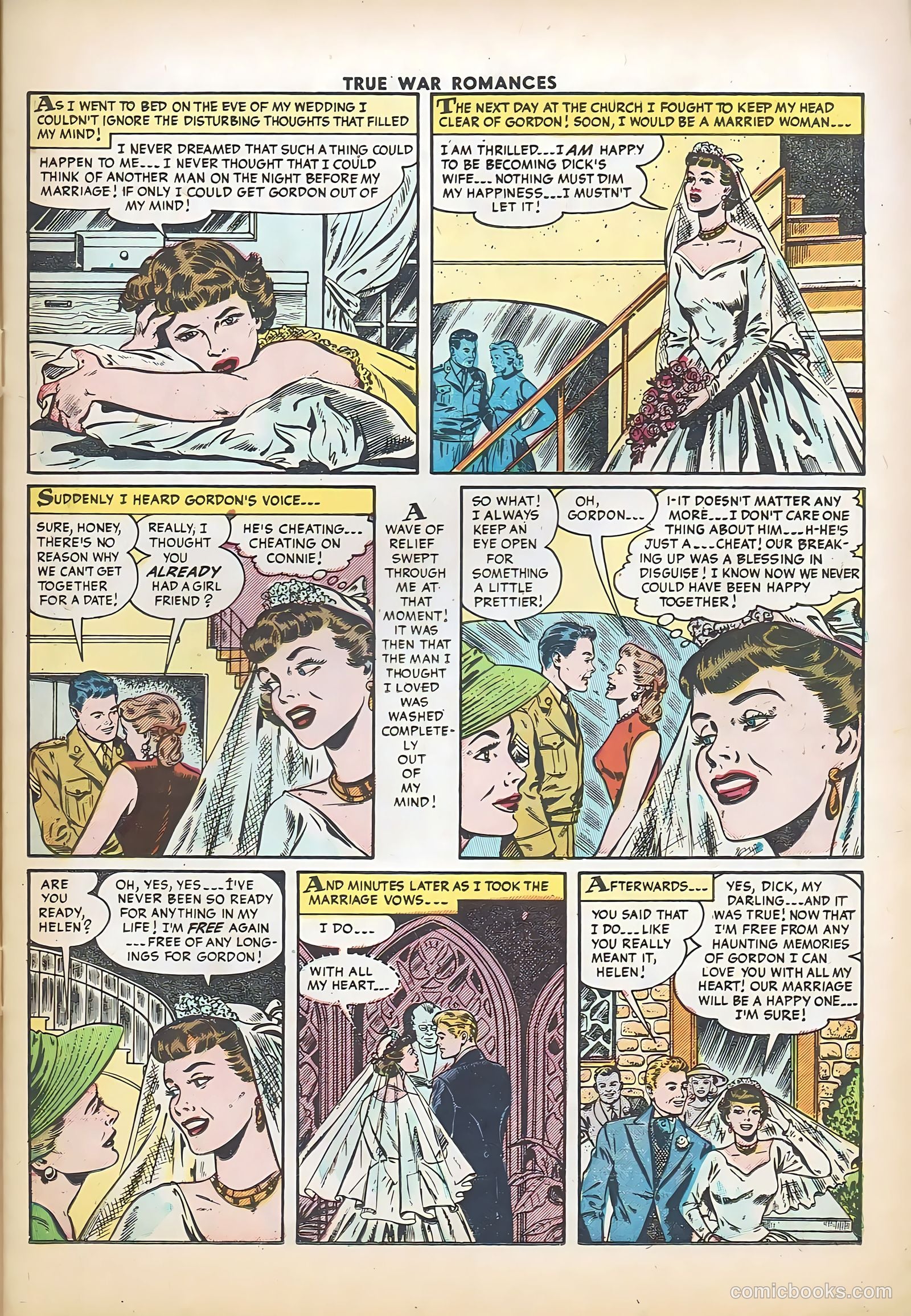 True War Romances #21 (1955) — page 11 of 36
