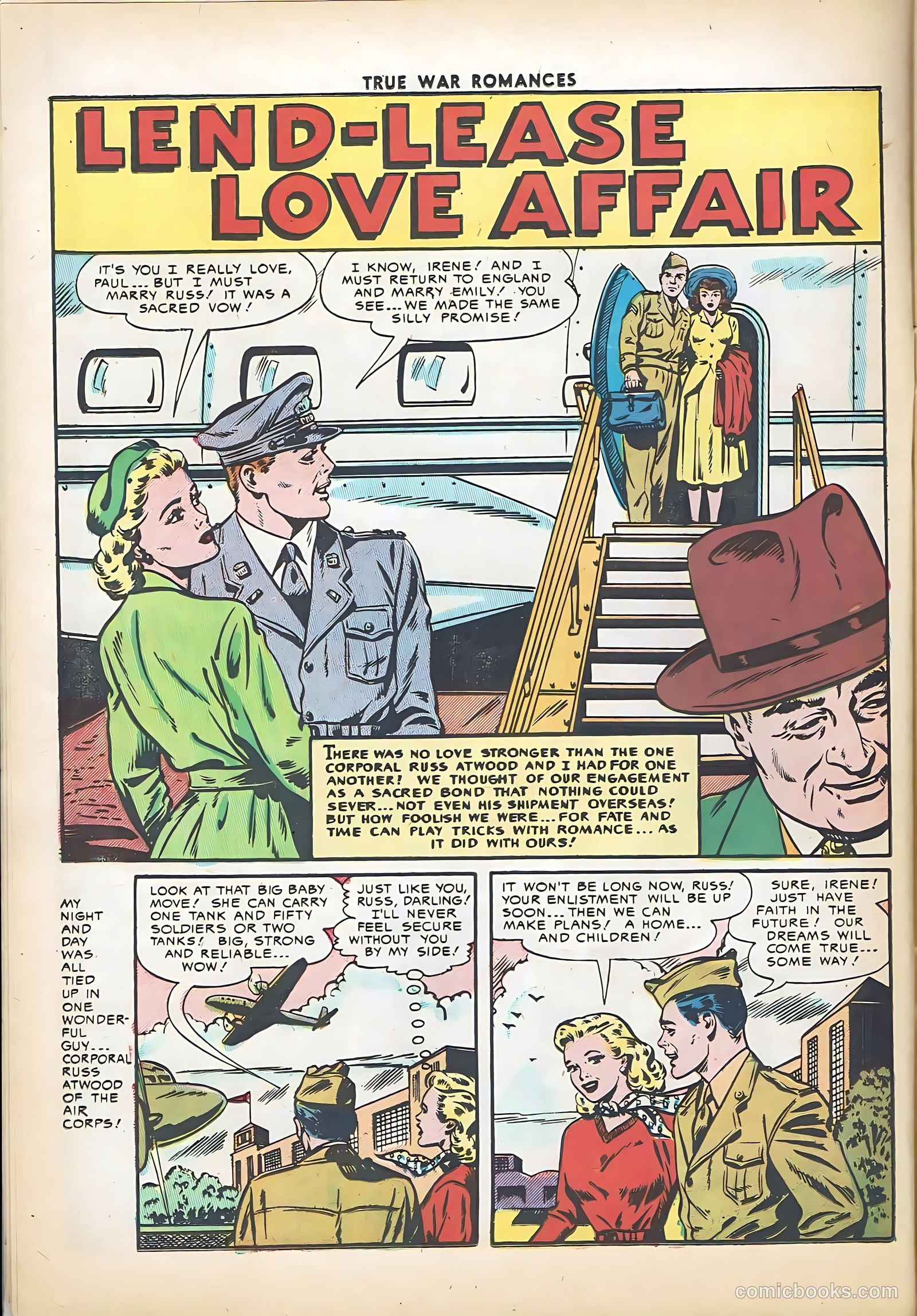 True War Romances #21 (1955) — page 12 of 36