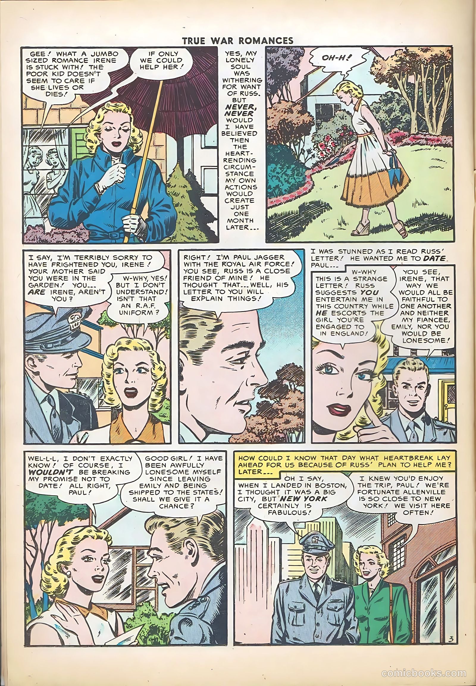 True War Romances #21 (1955) — page 14 of 36