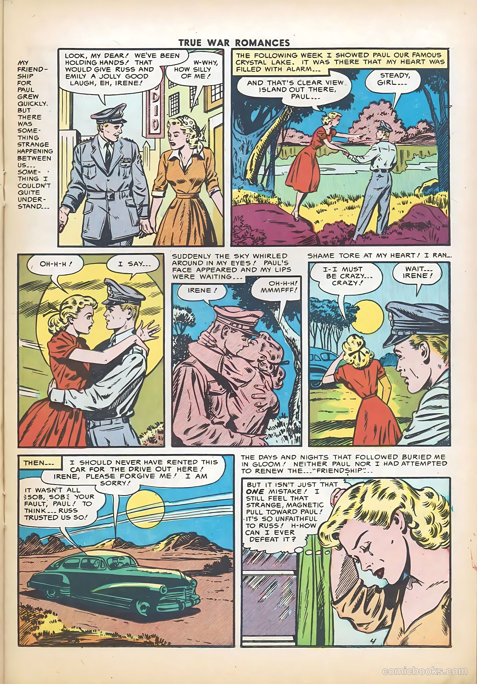 True War Romances #21 (1955) — page 15 of 36