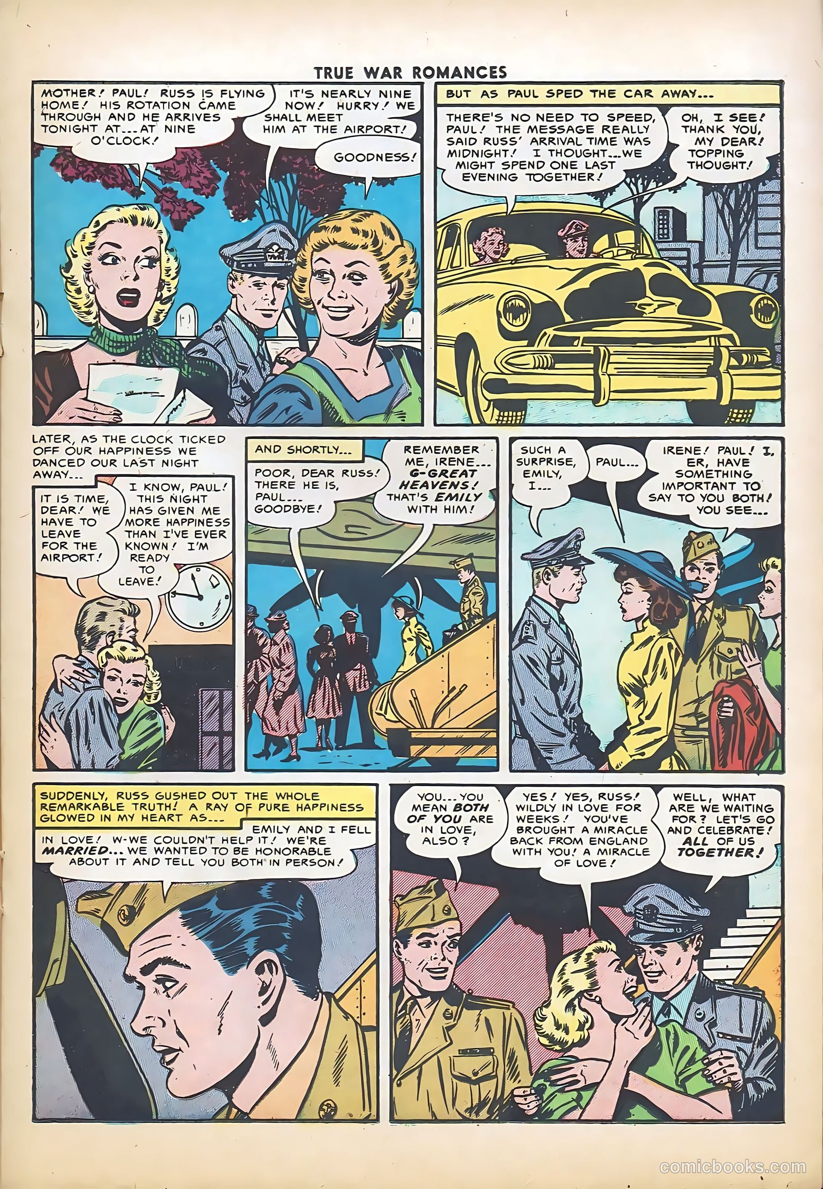 True War Romances #21 (1955) — page 17 of 36