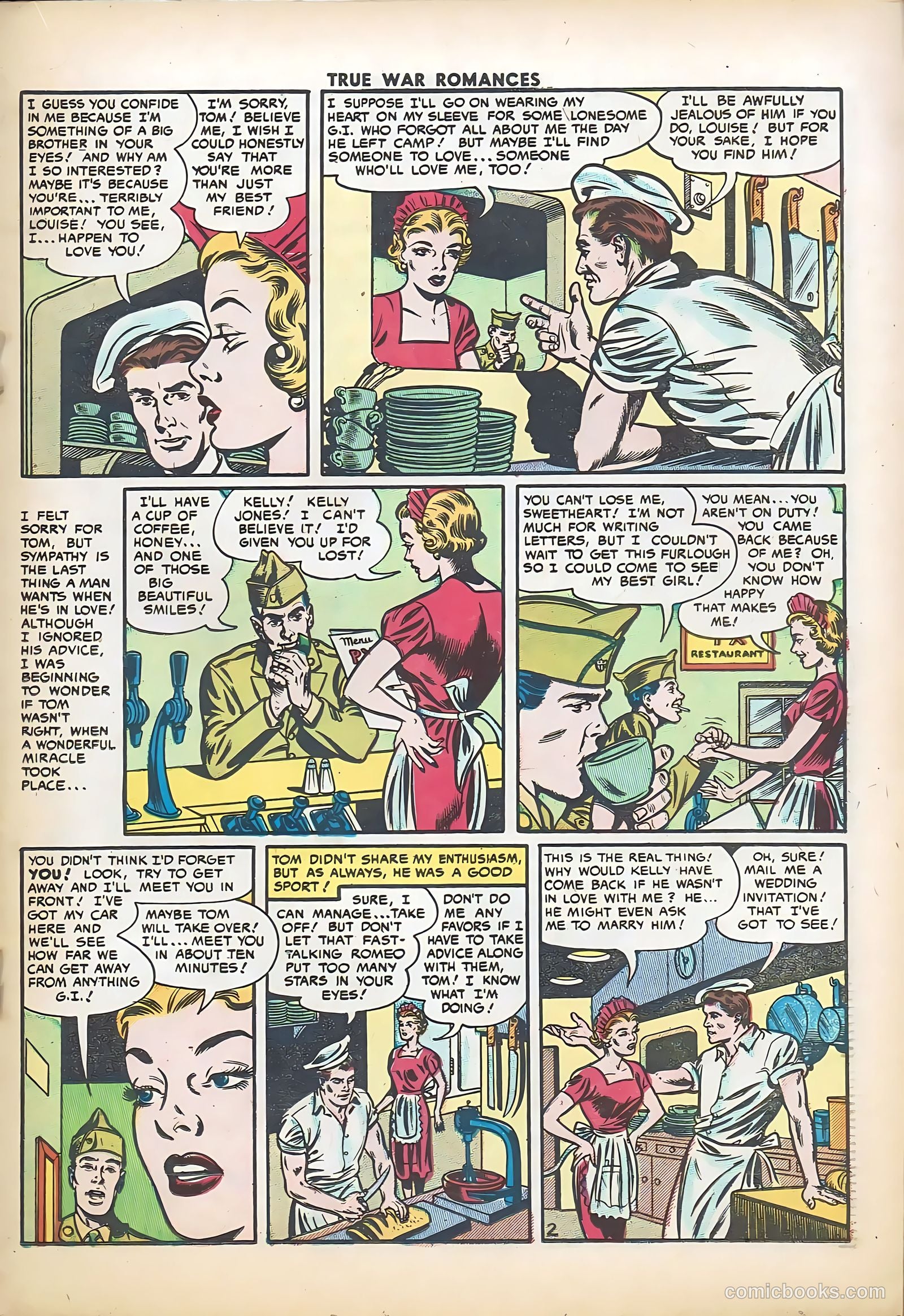 True War Romances #21 (1955) — page 19 of 36