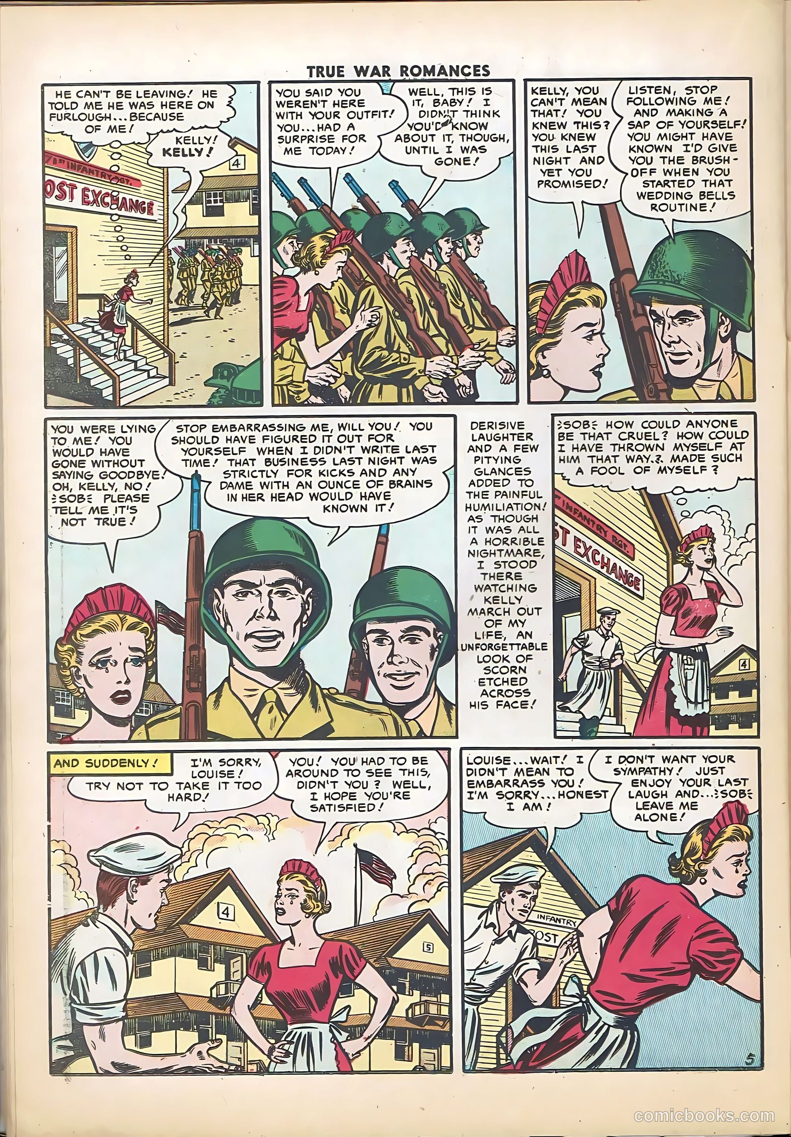 True War Romances #21 (1955) — page 22 of 36