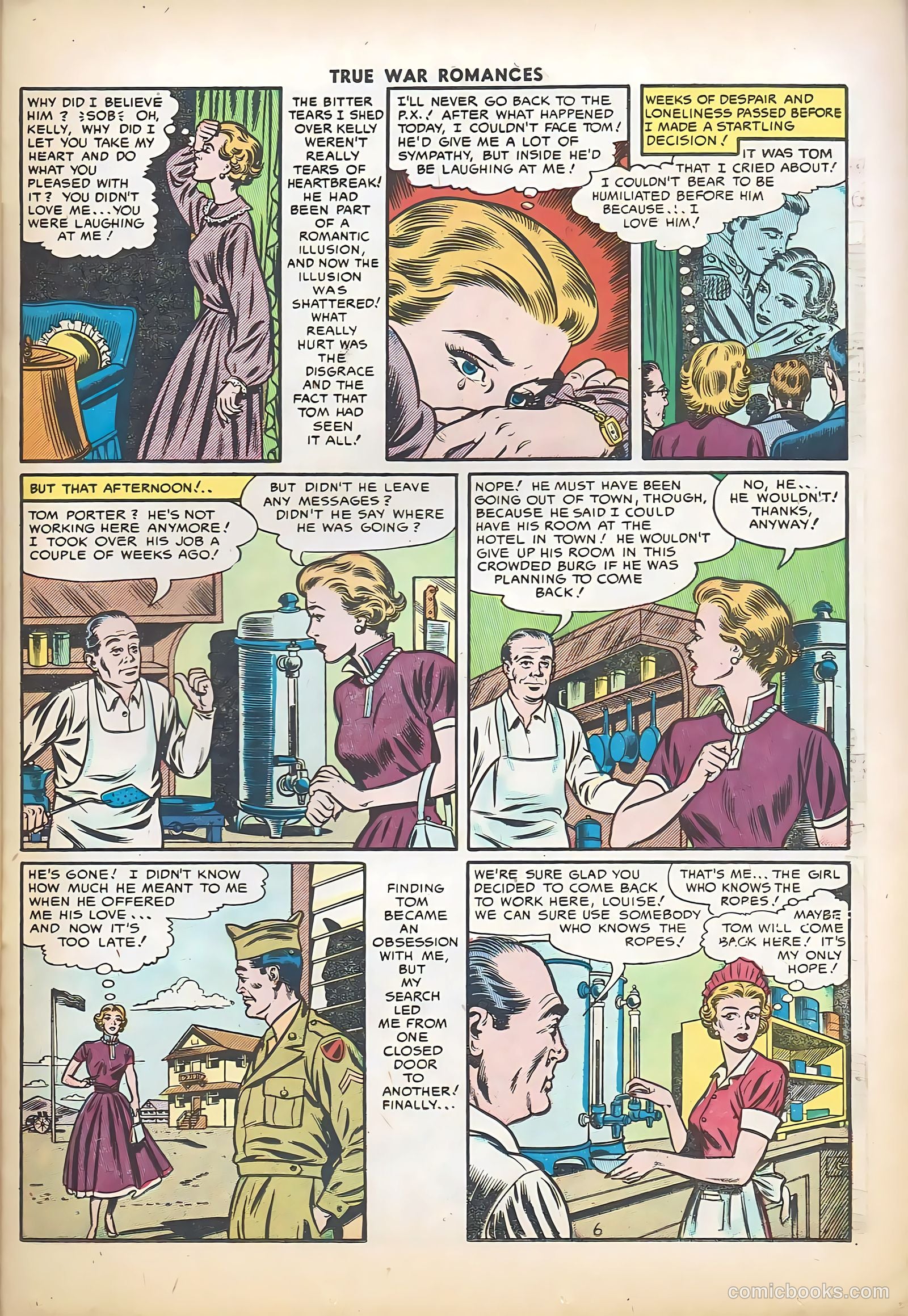 True War Romances #21 (1955) — page 23 of 36