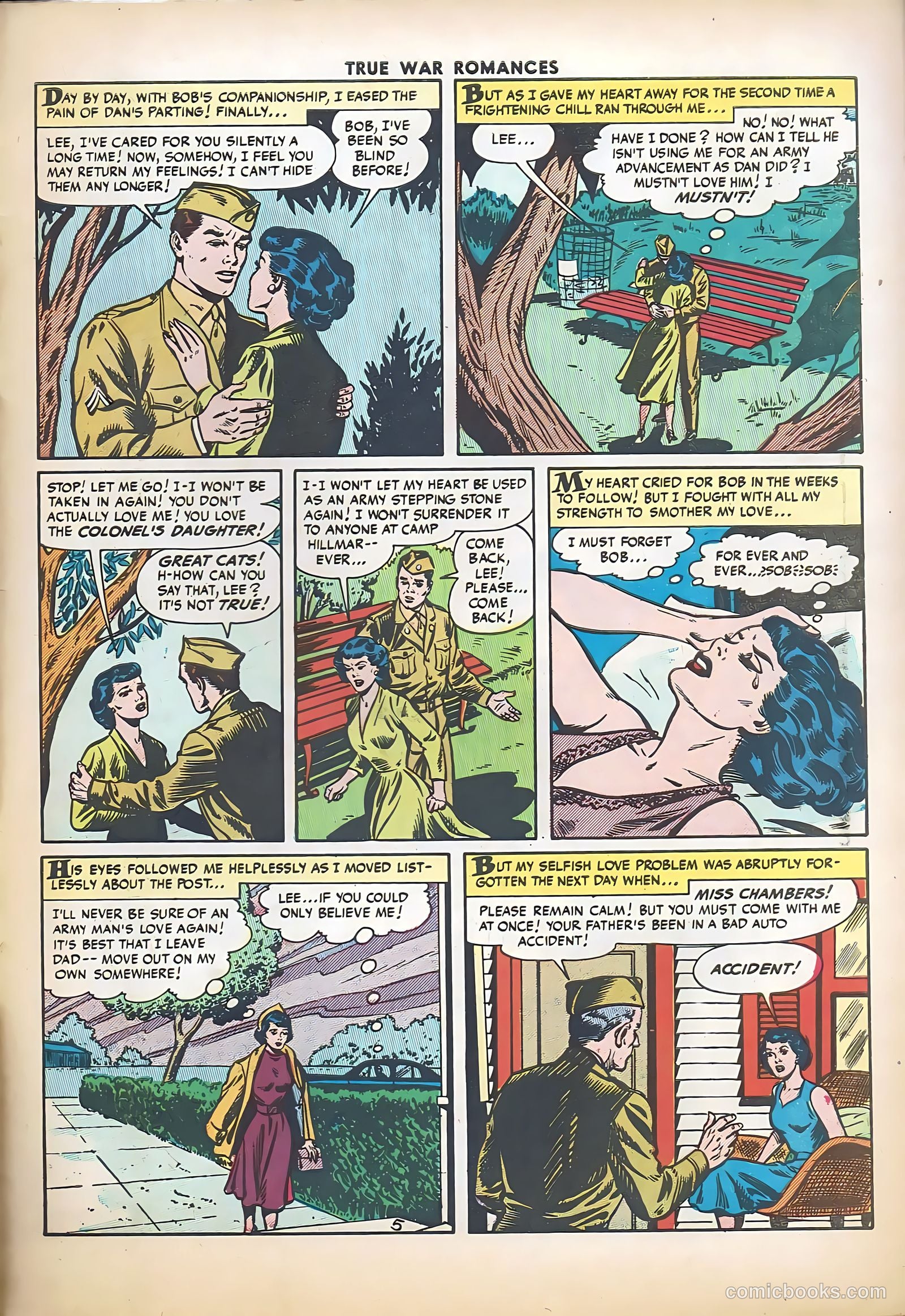 True War Romances #21 (1955) — page 31 of 36