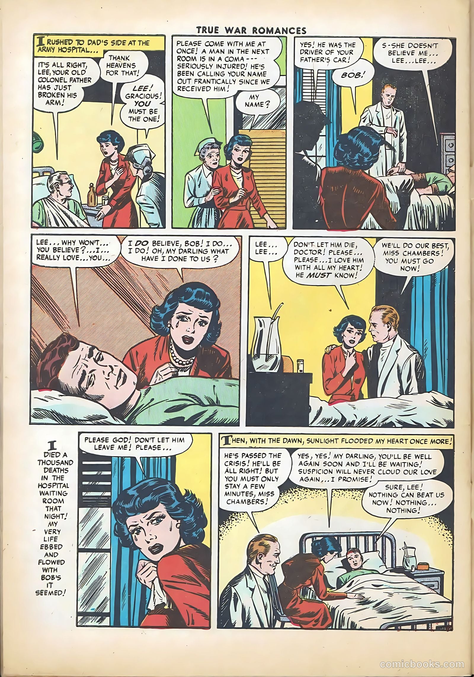 True War Romances #21 (1955) — page 32 of 36