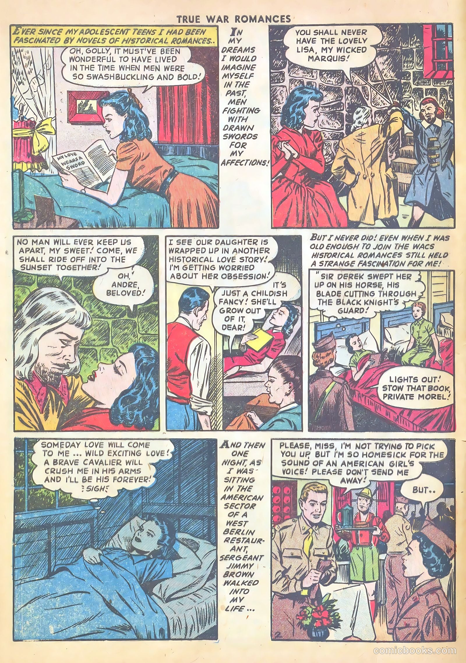 True War Romances #3 (1952) — page 4 of 37