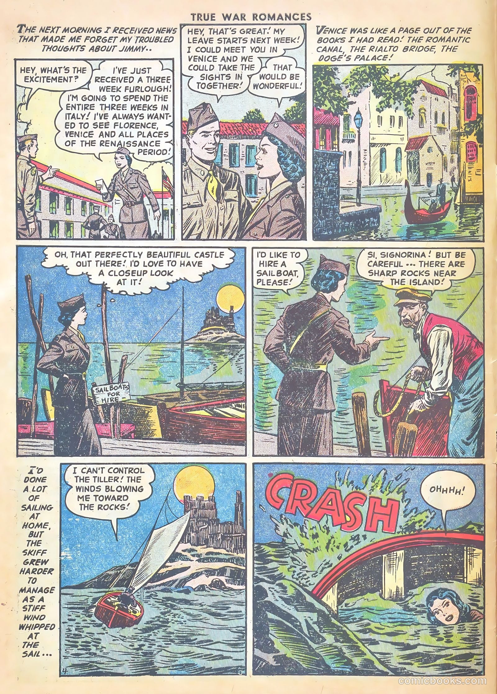True War Romances #3 (1952) — page 6 of 37