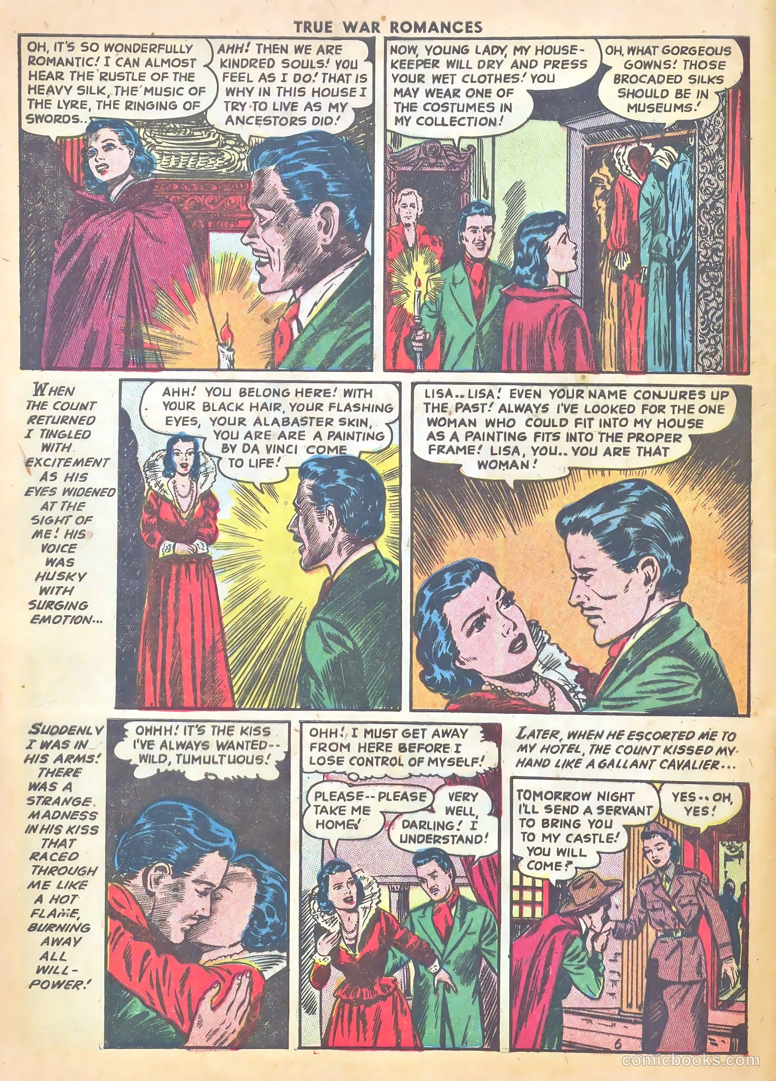 True War Romances #3 (1952) — page 8 of 37