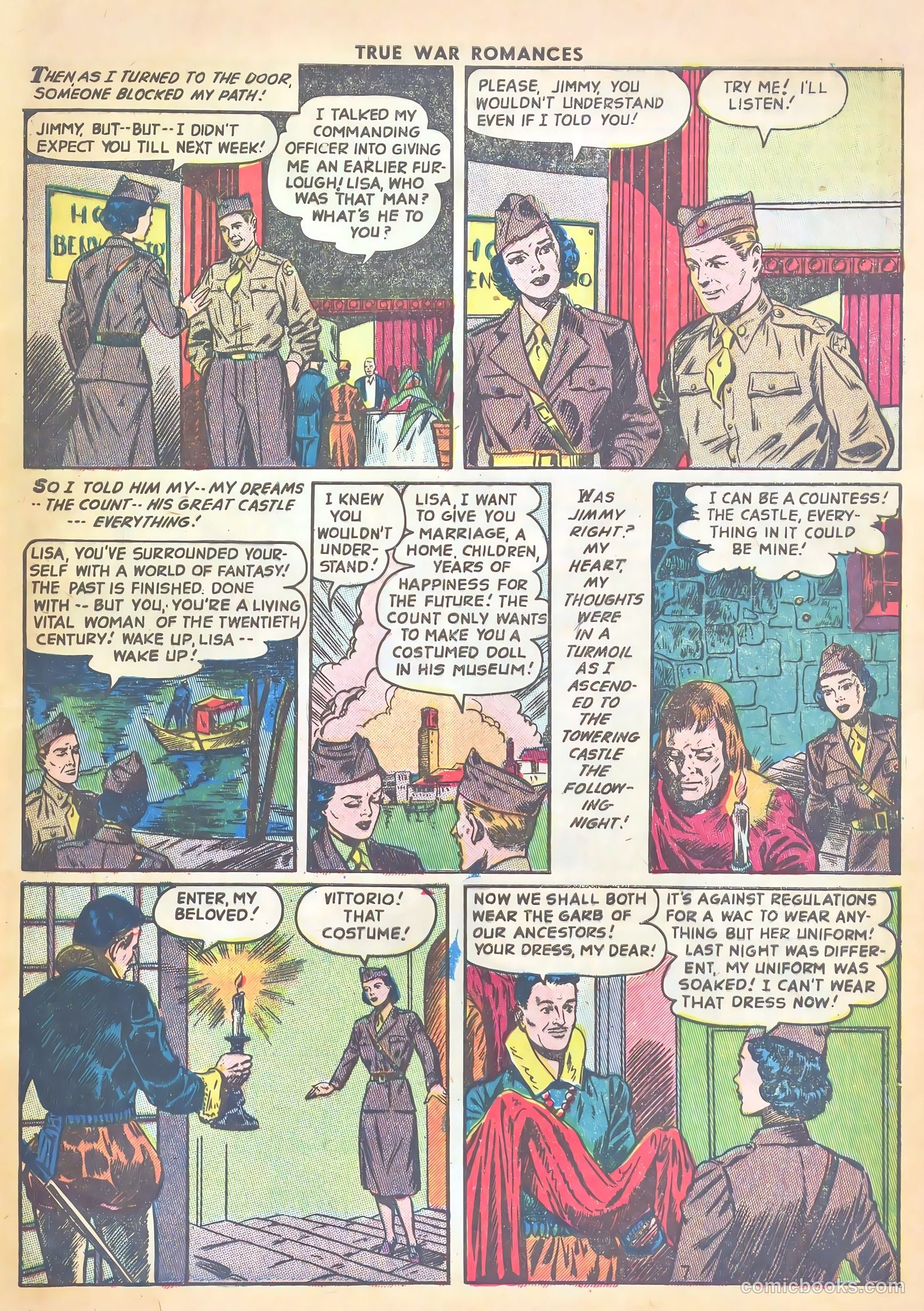 True War Romances #3 (1952) — page 9 of 37