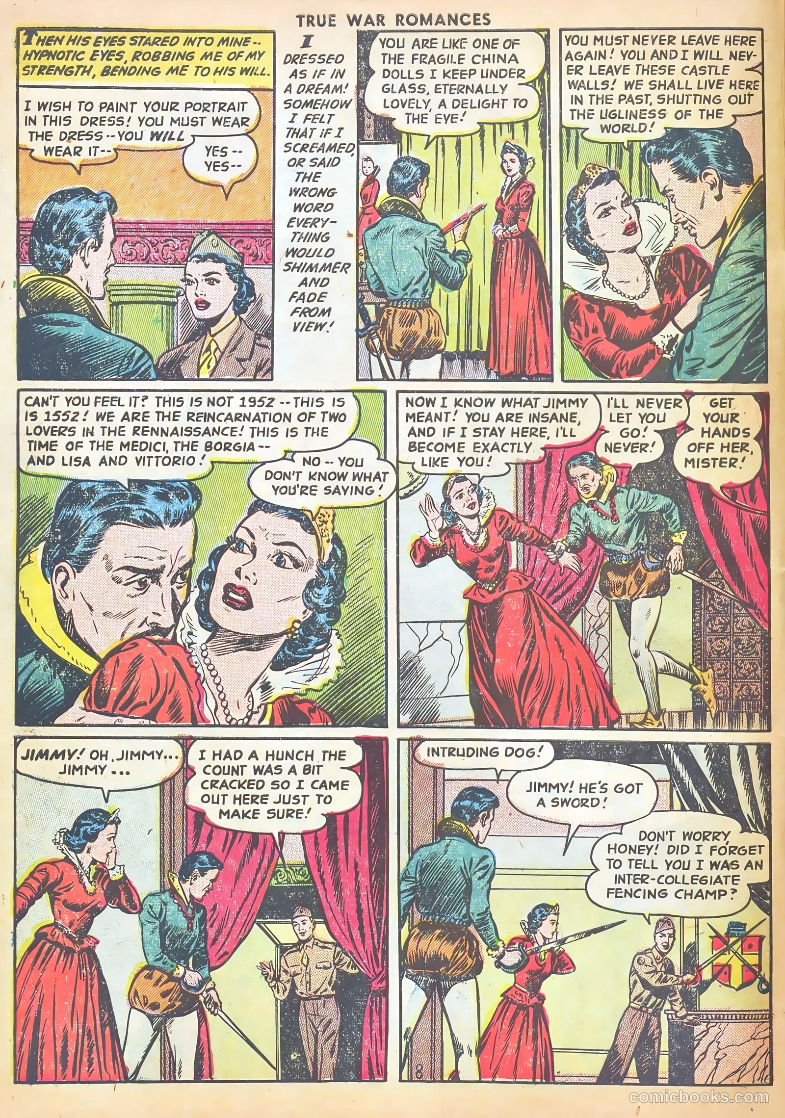 True War Romances #3 (1952) — page 10 of 37