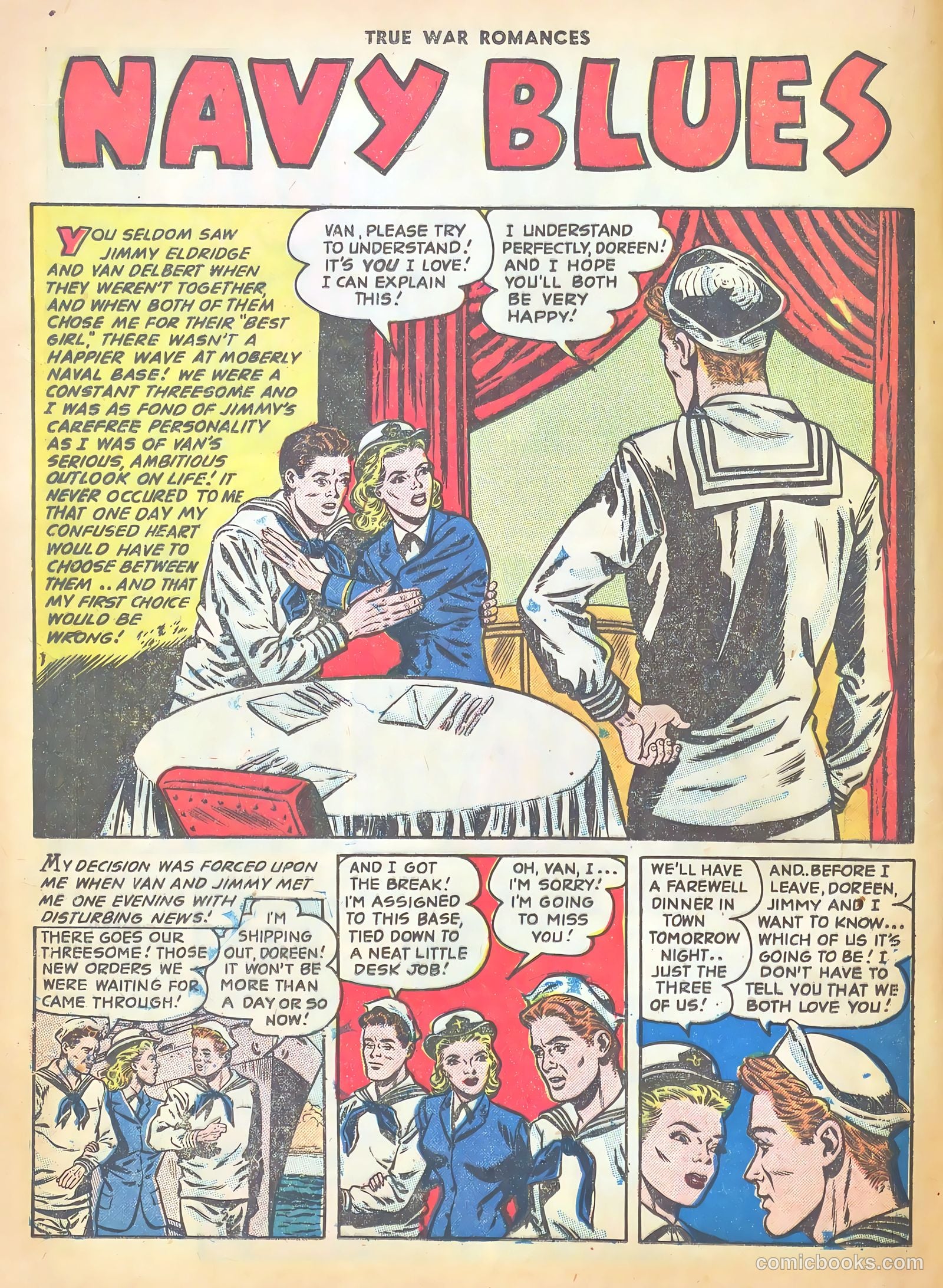 True War Romances #3 (1952) — page 12 of 37