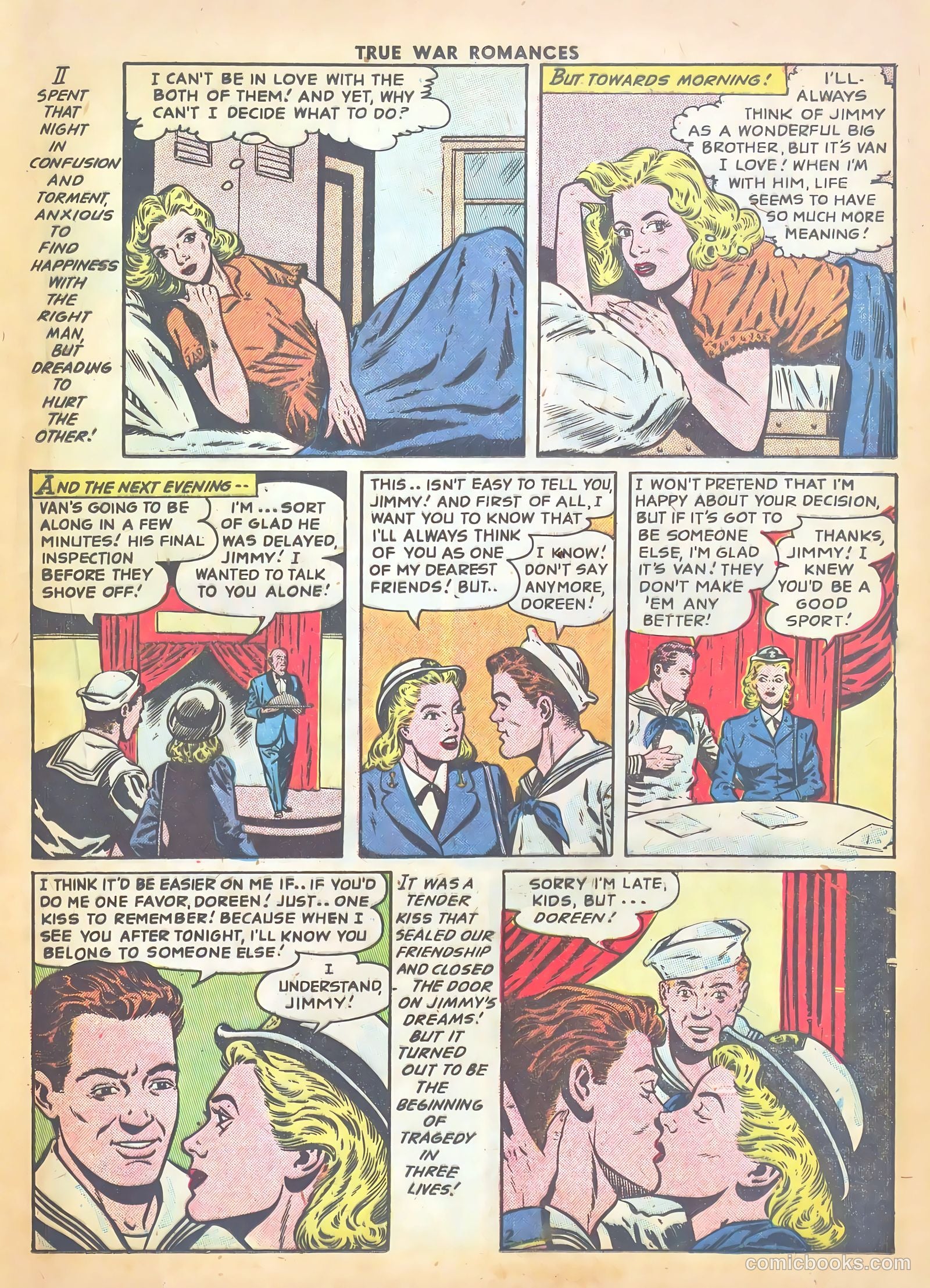 True War Romances #3 (1952) — page 13 of 37