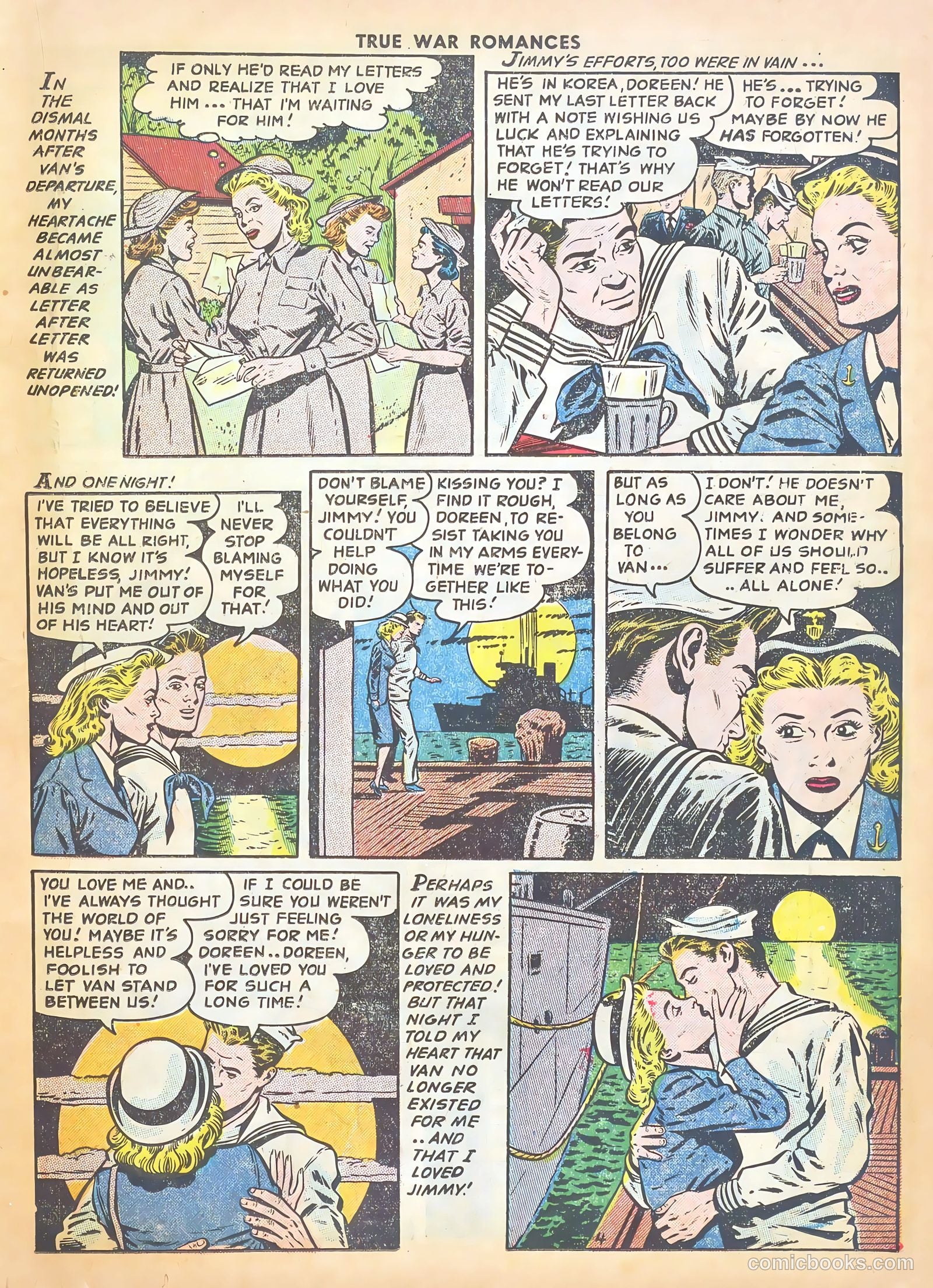 True War Romances #3 (1952) — page 15 of 37