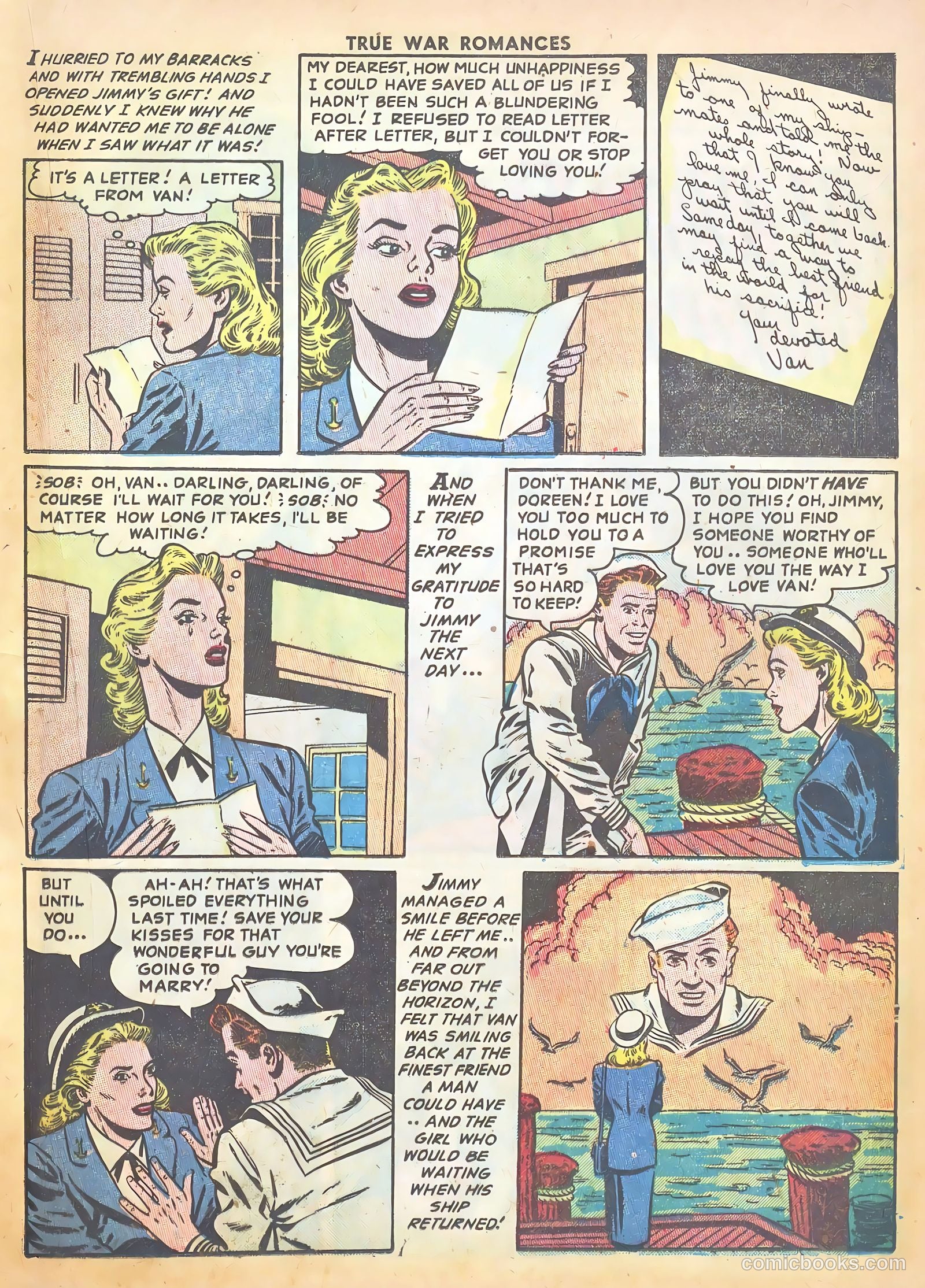 True War Romances #3 (1952) — page 17 of 37