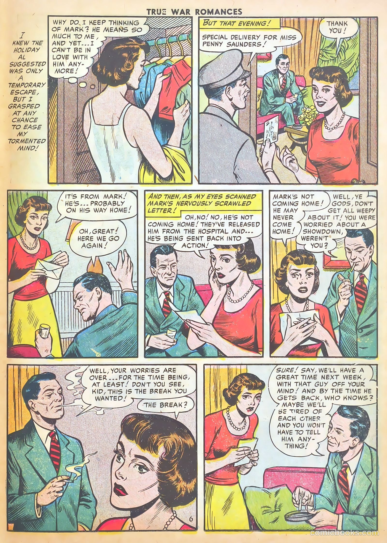 True War Romances #3 (1952) — page 23 of 37