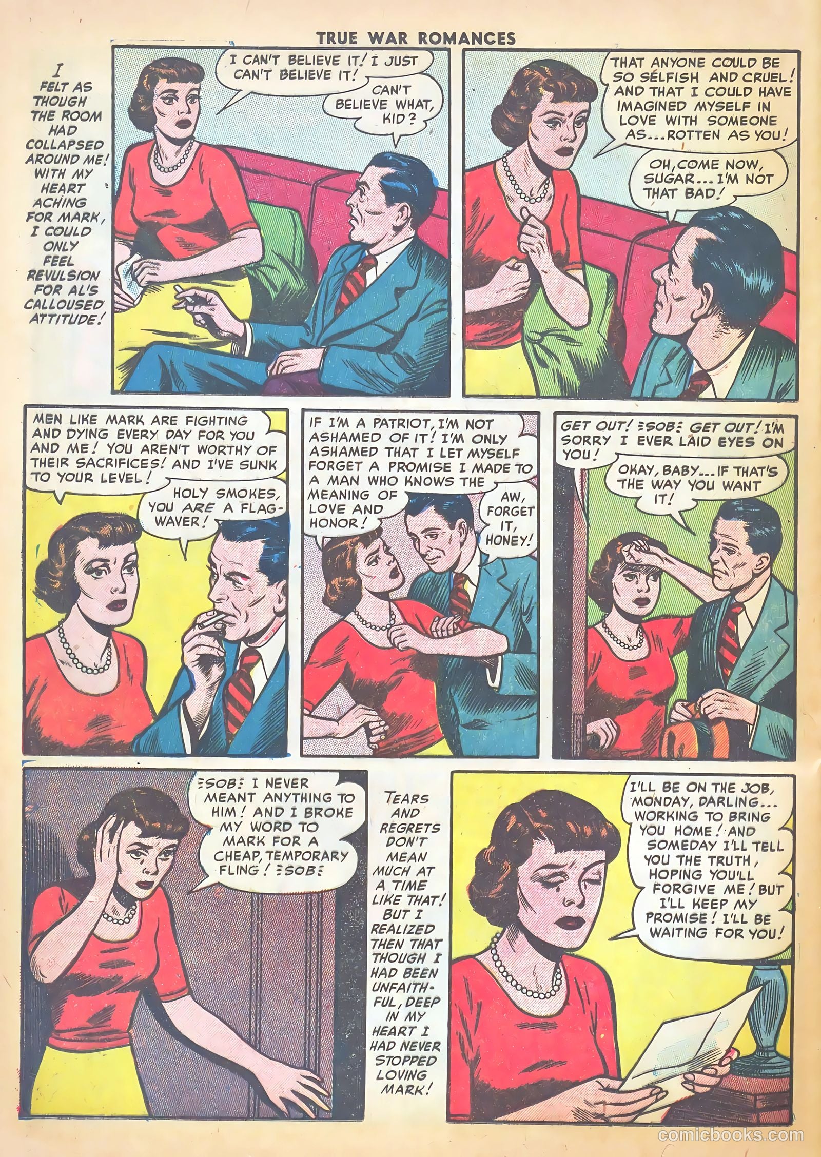 True War Romances #3 (1952) — page 24 of 37