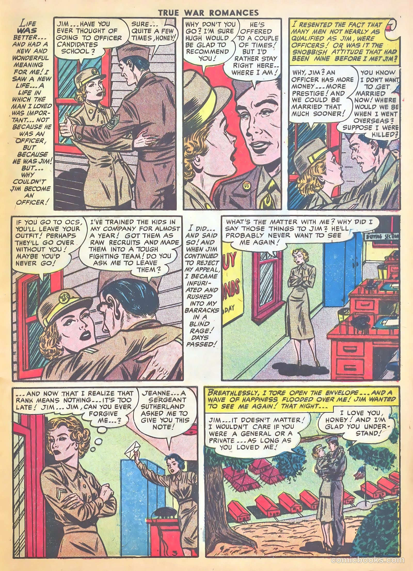 True War Romances #3 (1952) — page 29 of 37