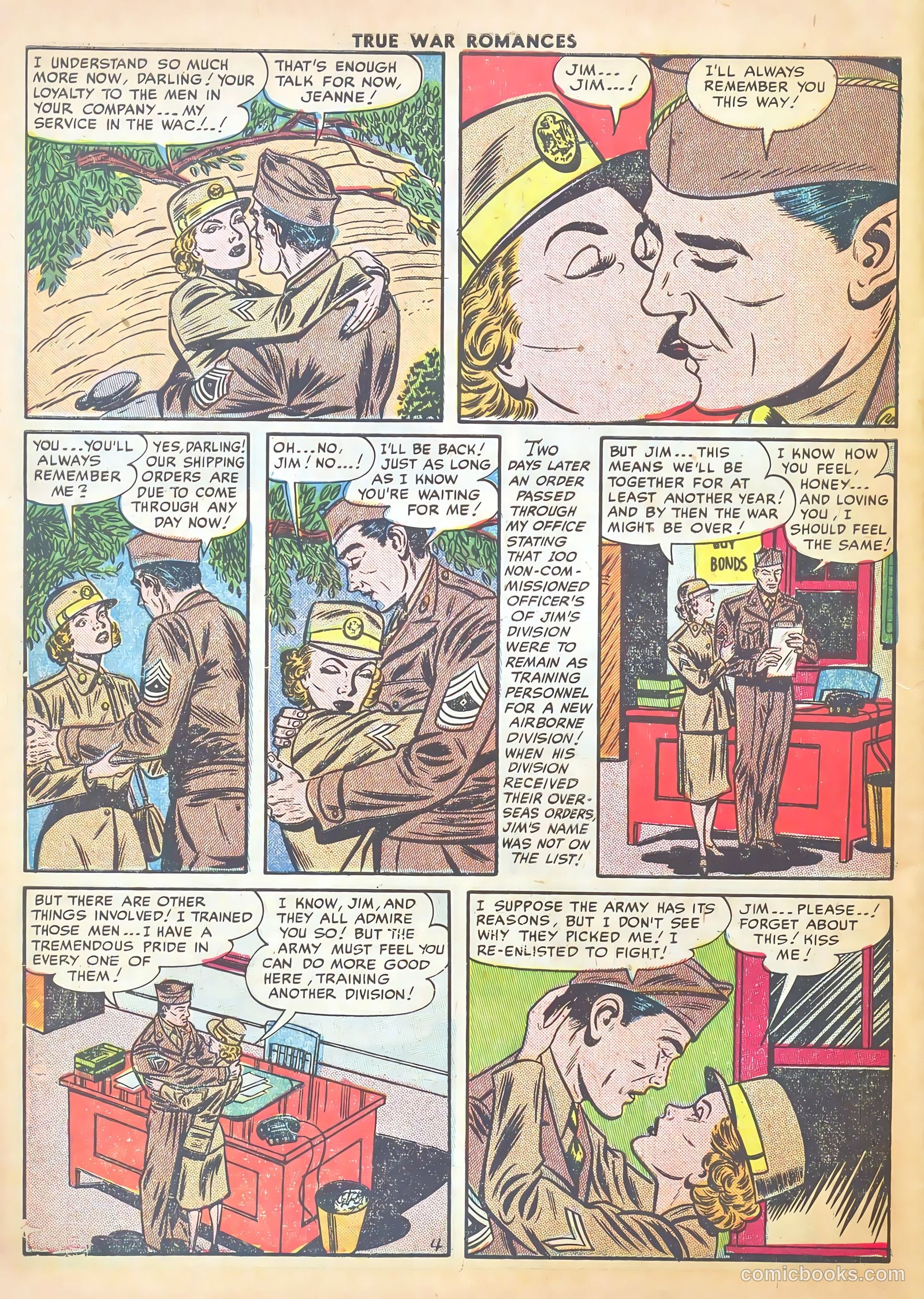 True War Romances #3 (1952) — page 30 of 37