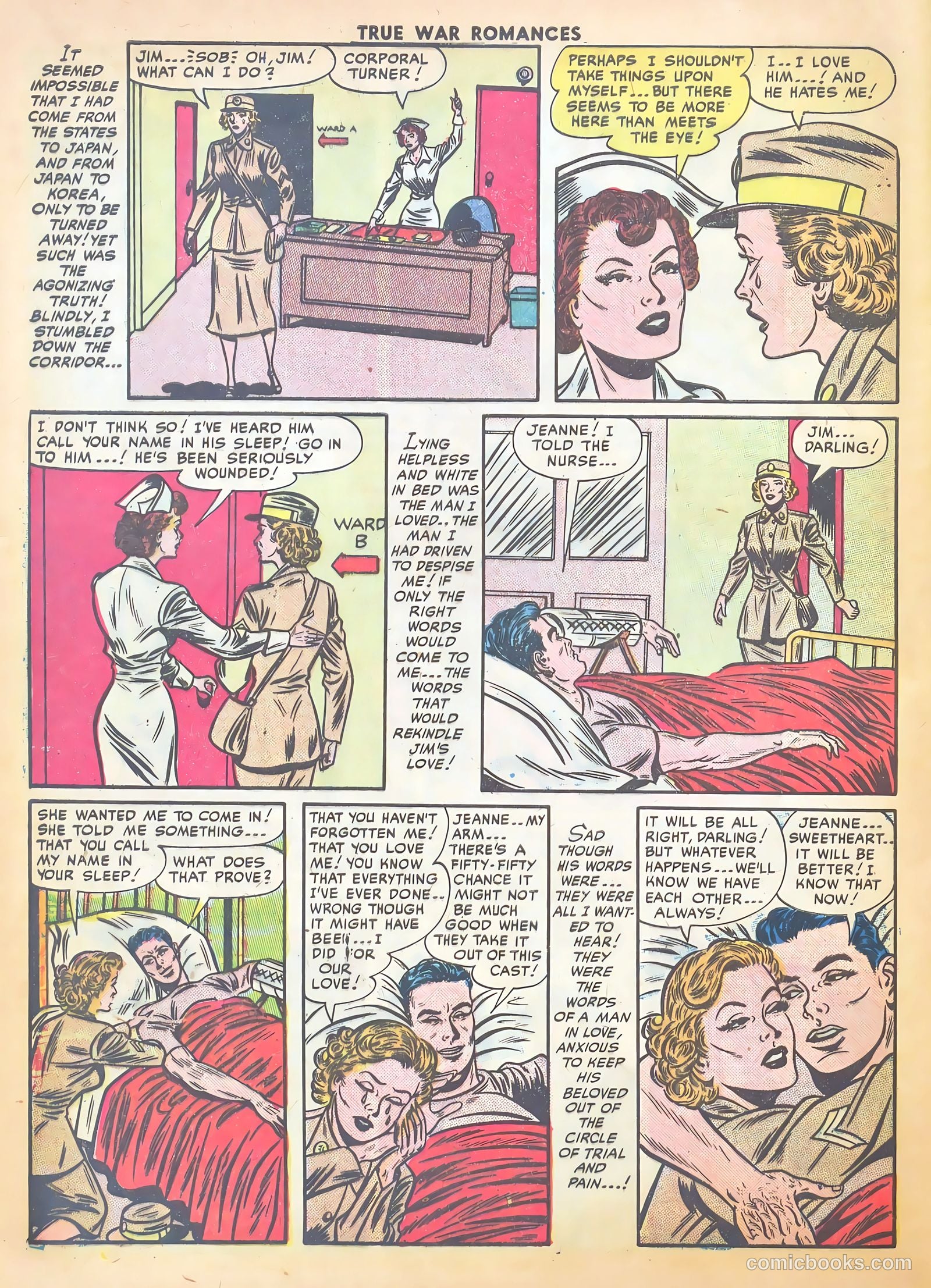 True War Romances #3 (1952) — page 32 of 37