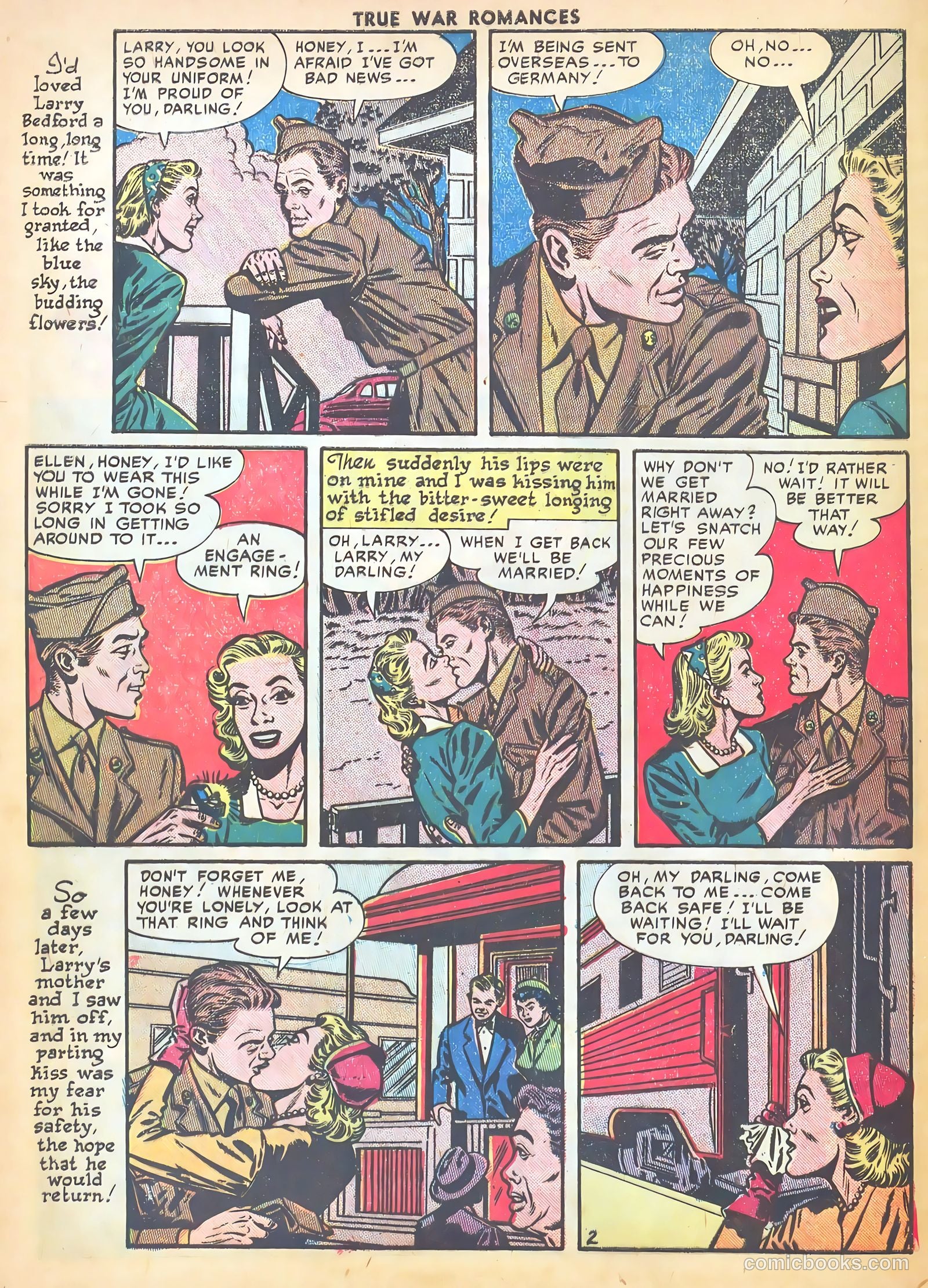 True War Romances #4 (1953) — page 4 of 37