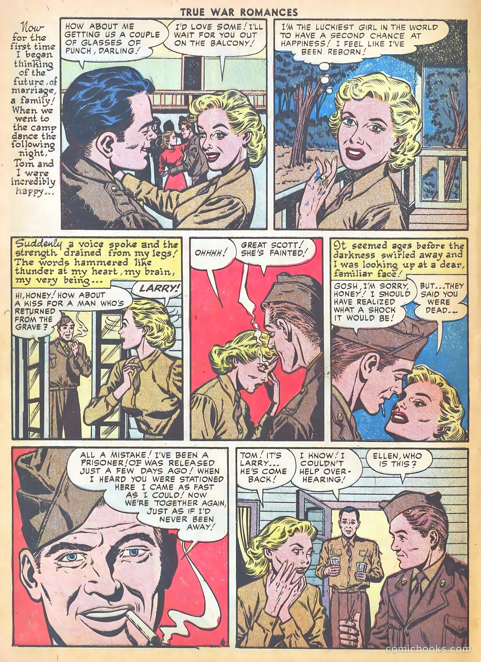 True War Romances #4 (1953) — page 8 of 37