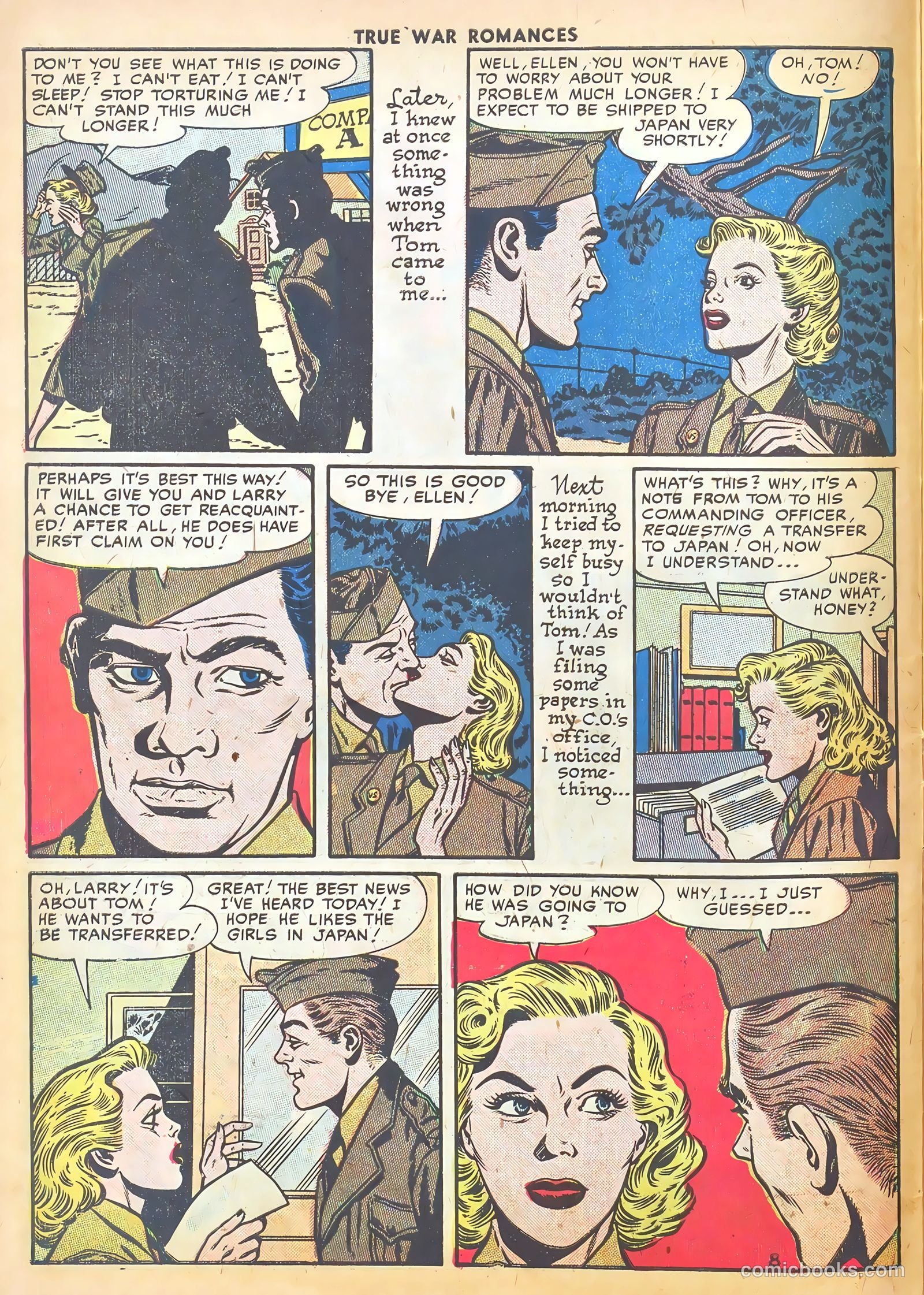 True War Romances #4 (1953) — page 10 of 37