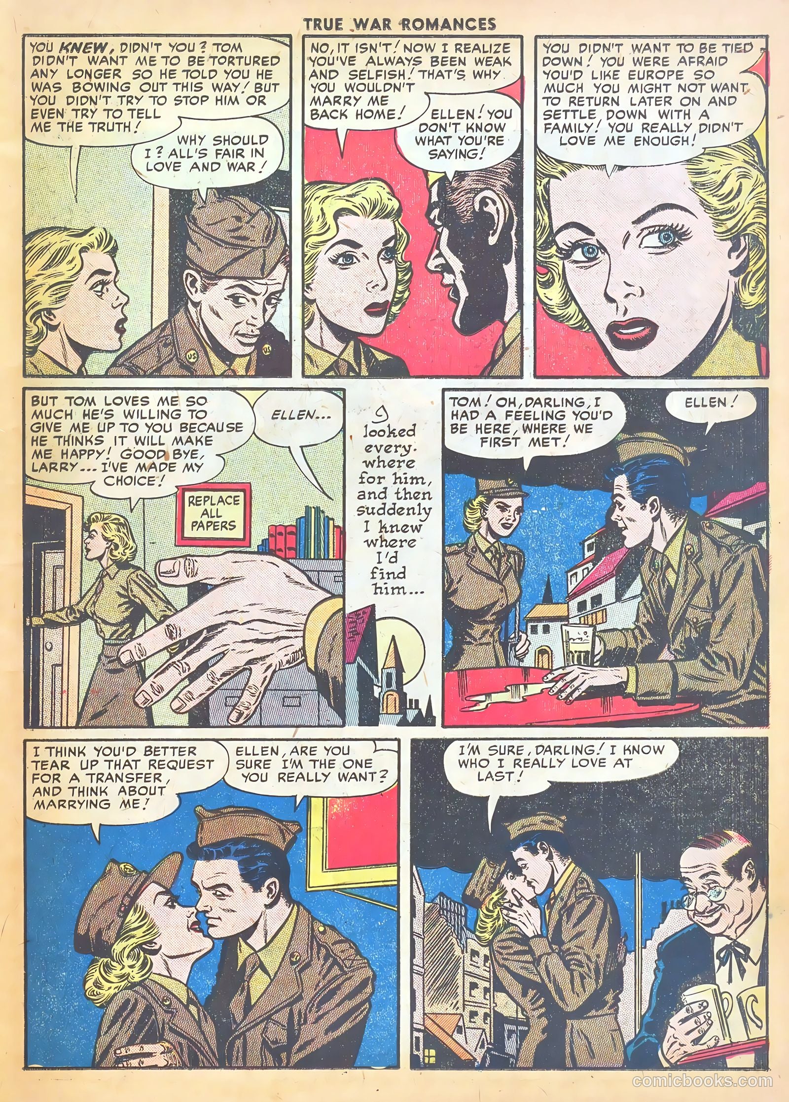 True War Romances #4 (1953) — page 11 of 37