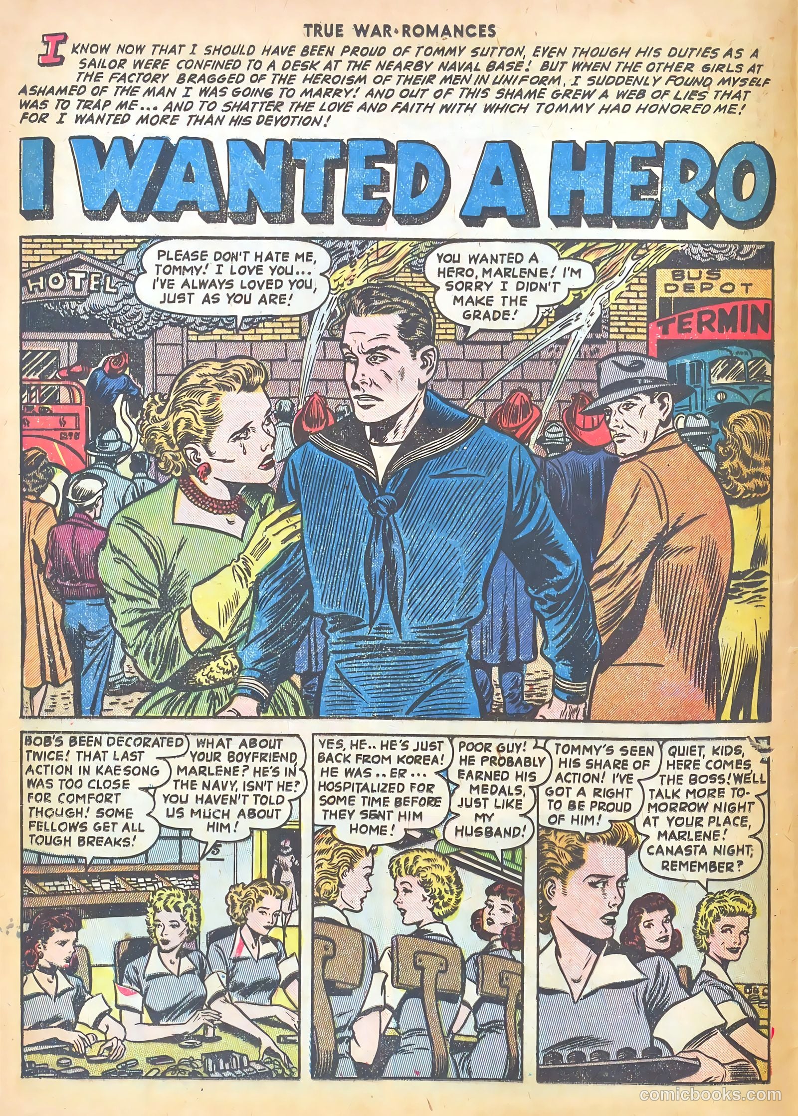True War Romances #4 (1953) — page 12 of 37