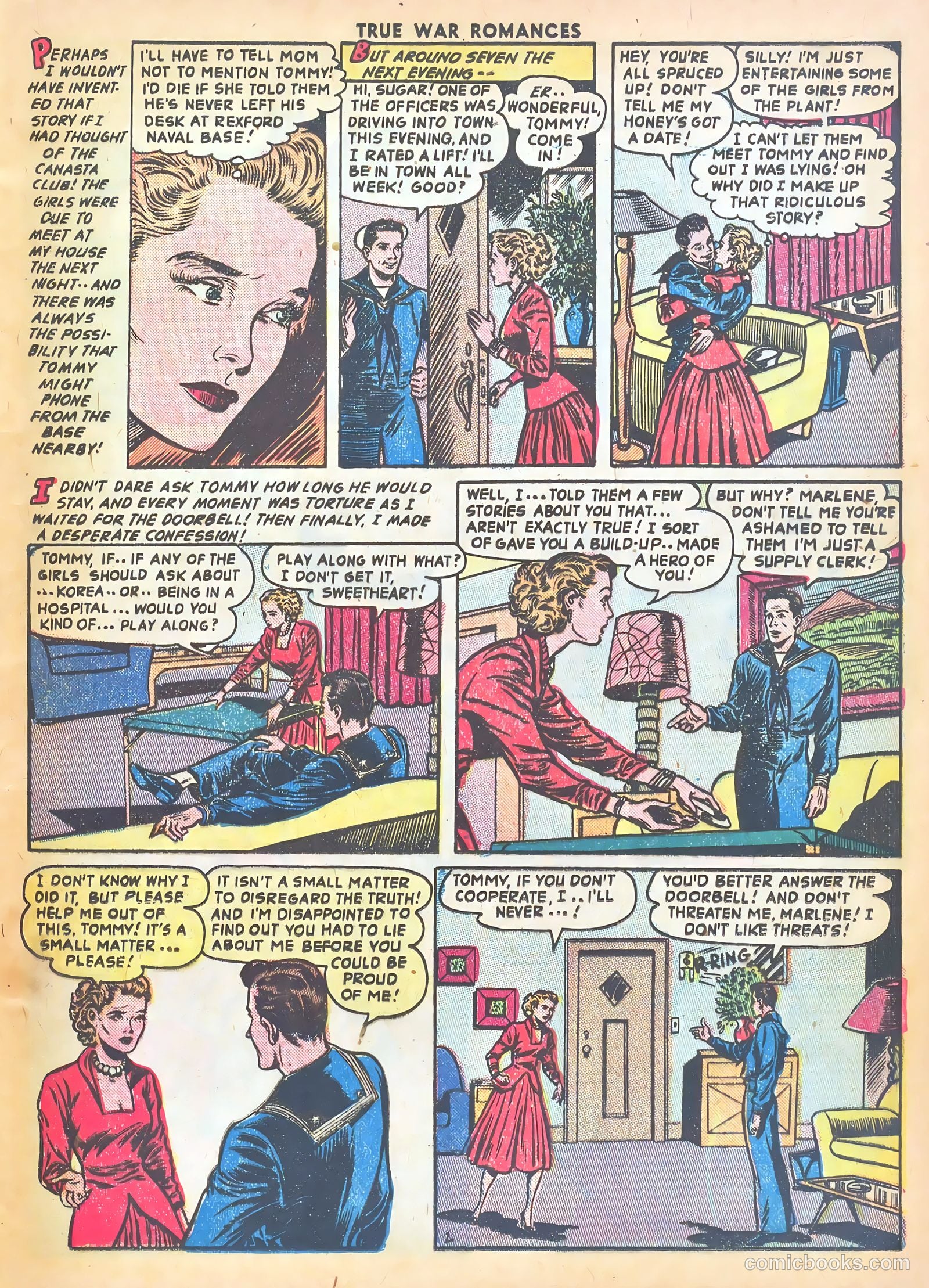 True War Romances #4 (1953) — page 13 of 37