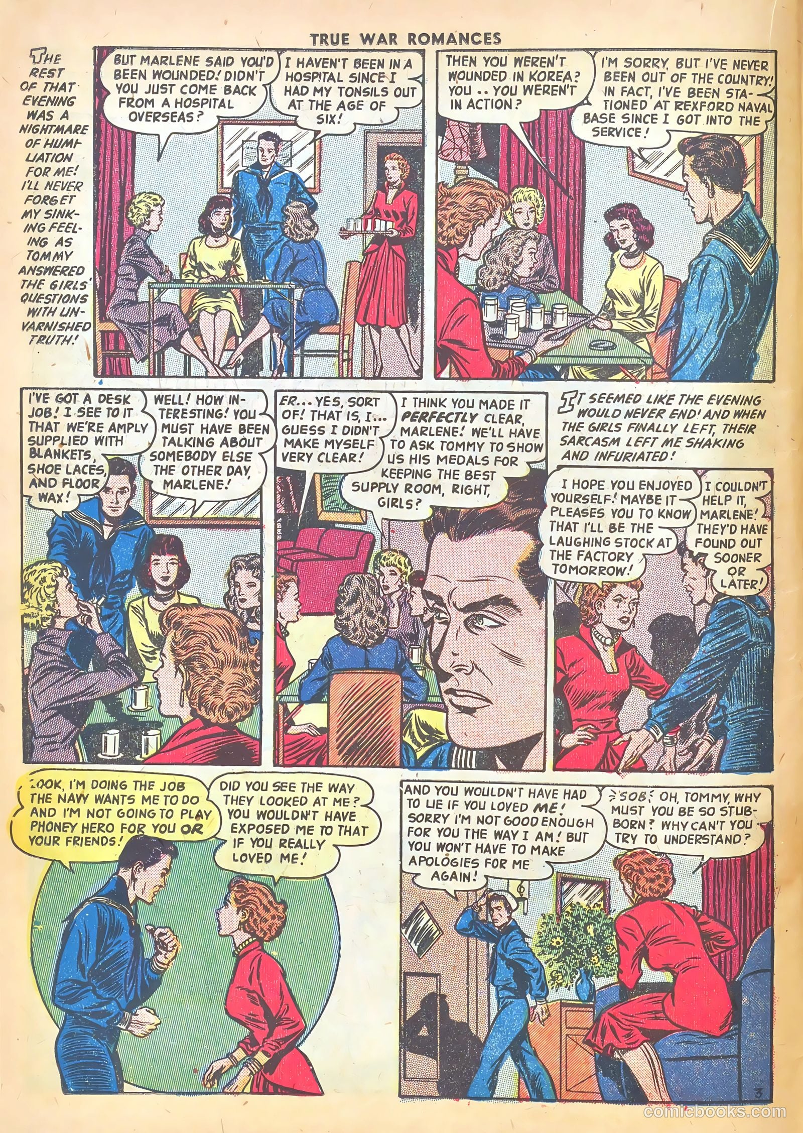 True War Romances #4 (1953) — page 14 of 37