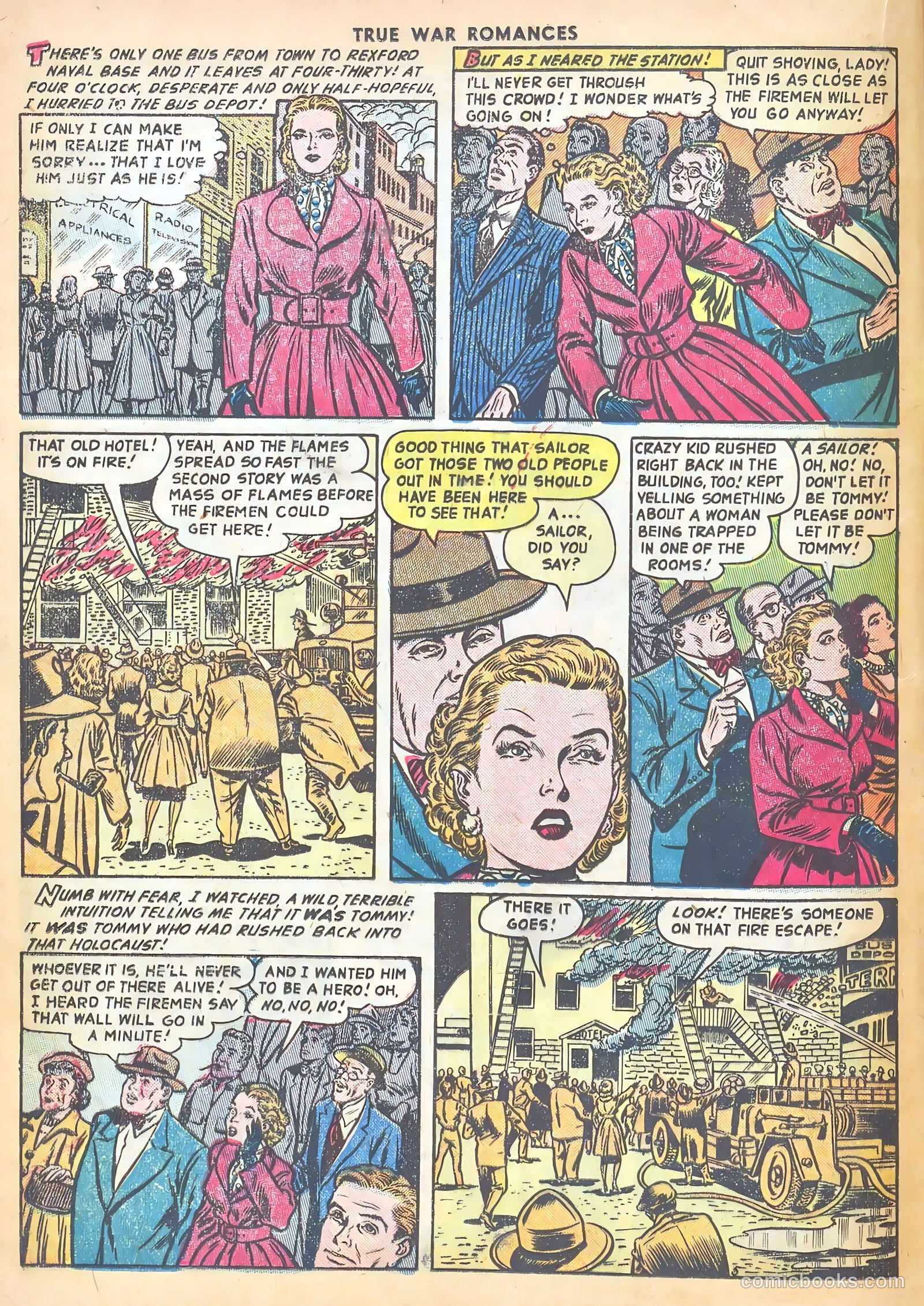 True War Romances #4 (1953) — page 16 of 37