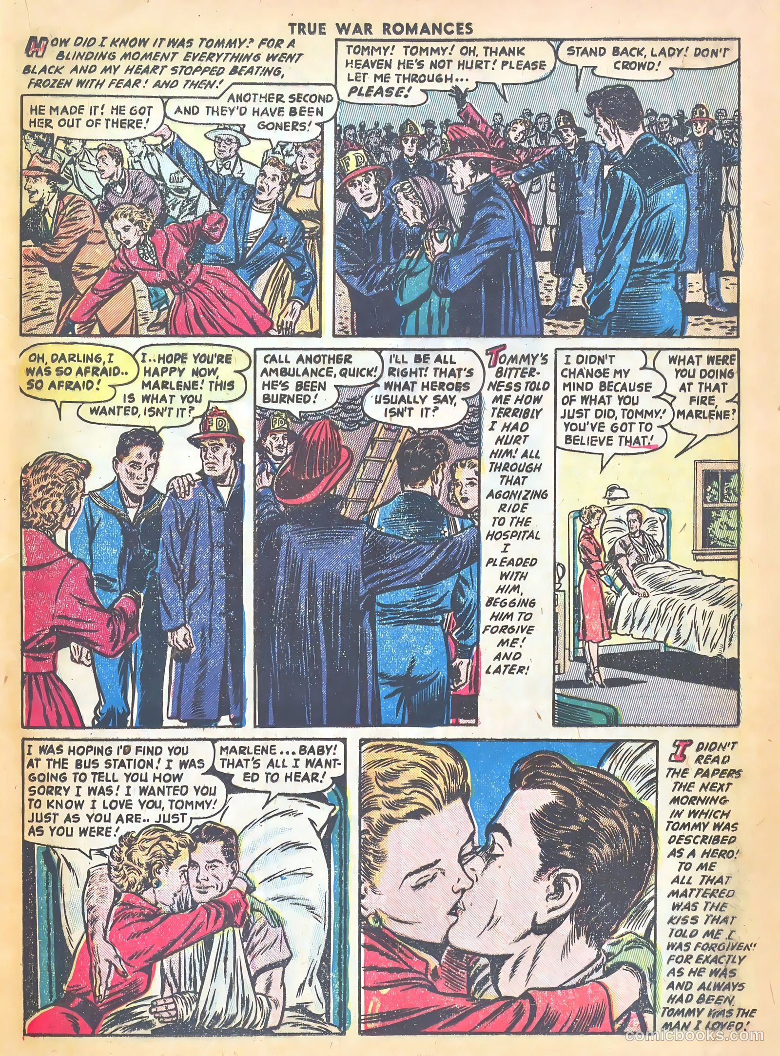 True War Romances #4 (1953) — page 17 of 37