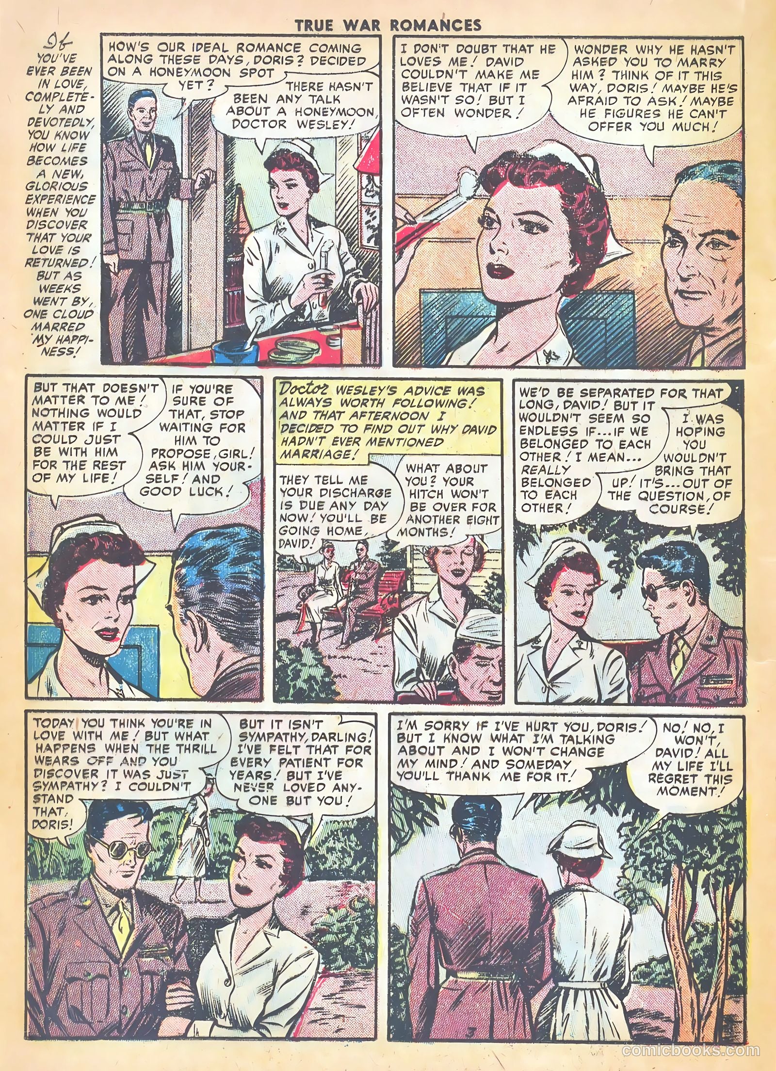 True War Romances #4 (1953) — page 20 of 37