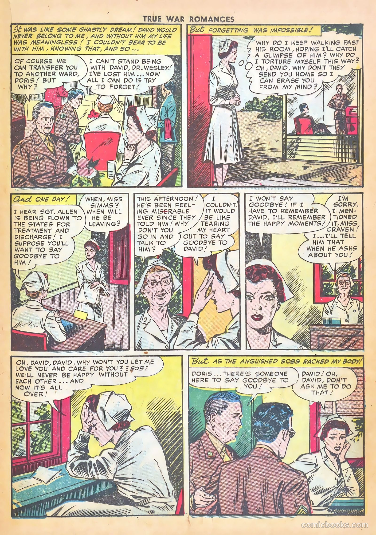 True War Romances #4 (1953) — page 21 of 37